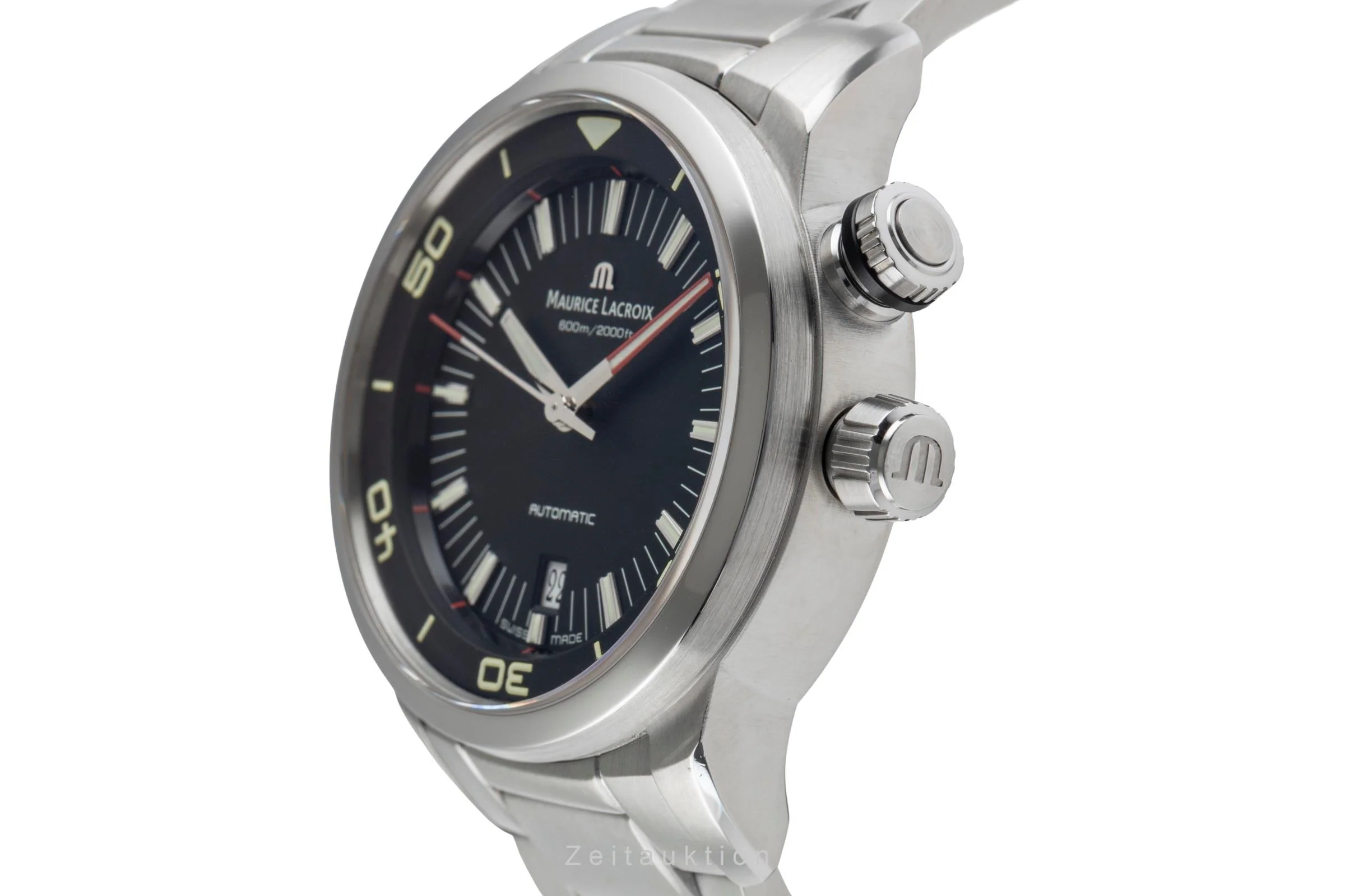 Maurice Lacroix Pontos steel automatic men's watch PT6248-55002-330	  [2503024] - Image 7