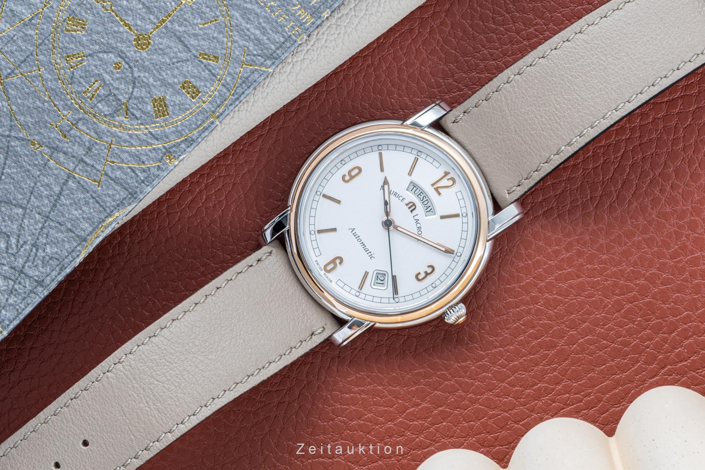 Maurice Lacroix Pontos steel / gold automatic men's watch PT6027  [2204159] - Image 2