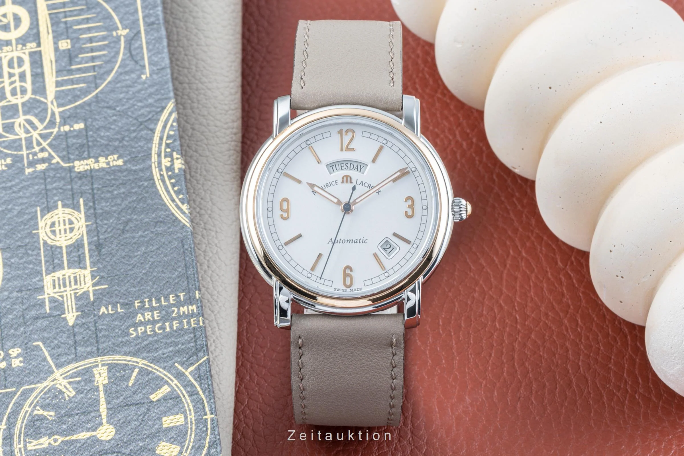 Maurice Lacroix Pontos steel / gold automatic men's watch PT6027  [2204159] - Image 3