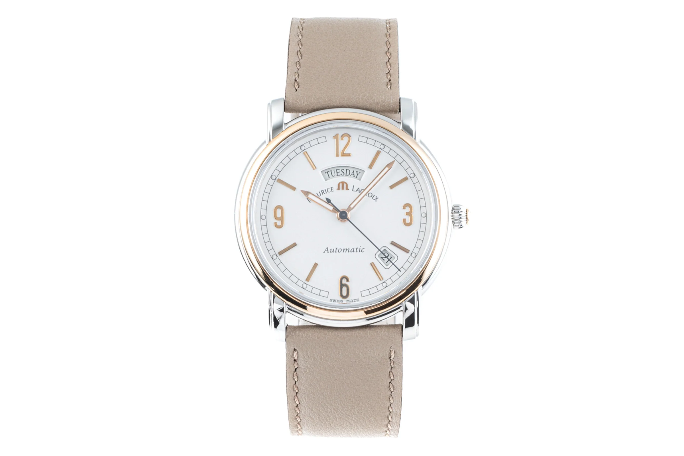 Maurice Lacroix Pontos steel / gold automatic men's watch PT6027  [2204159] - Image 4