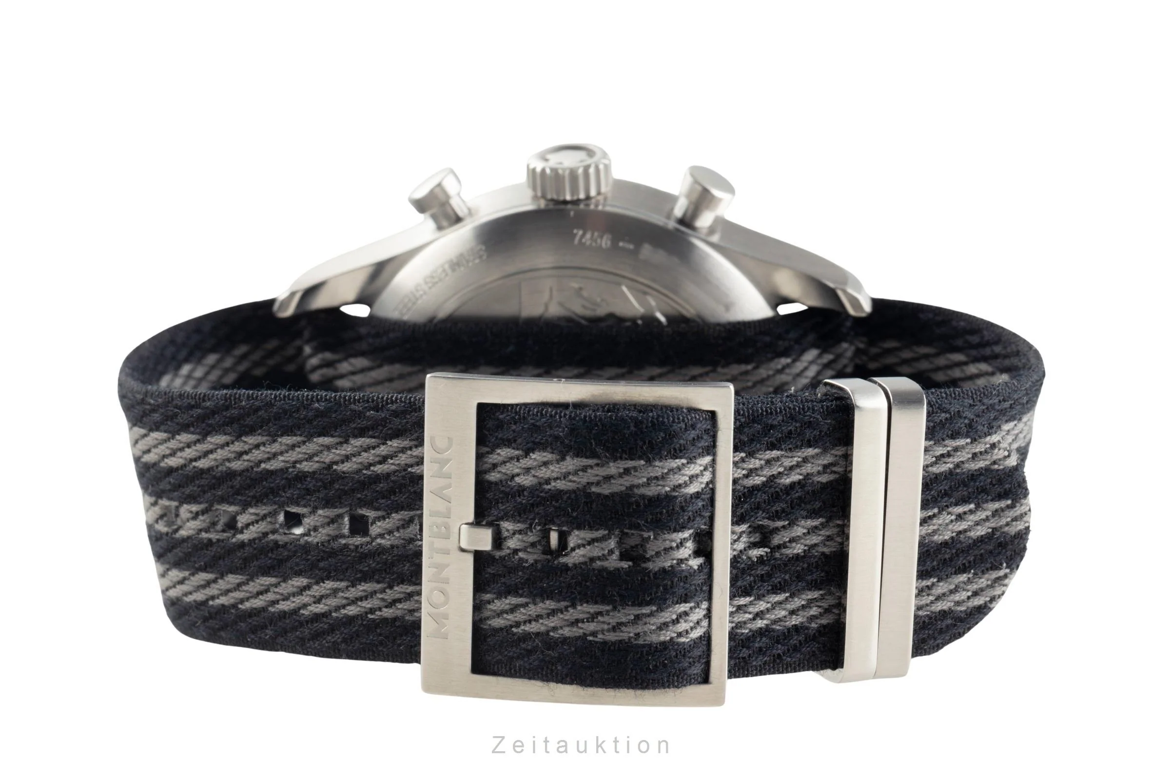 Montblanc 1858 chronograph steel automatic men's watch 117835  7456  [2504690] - Image 13
