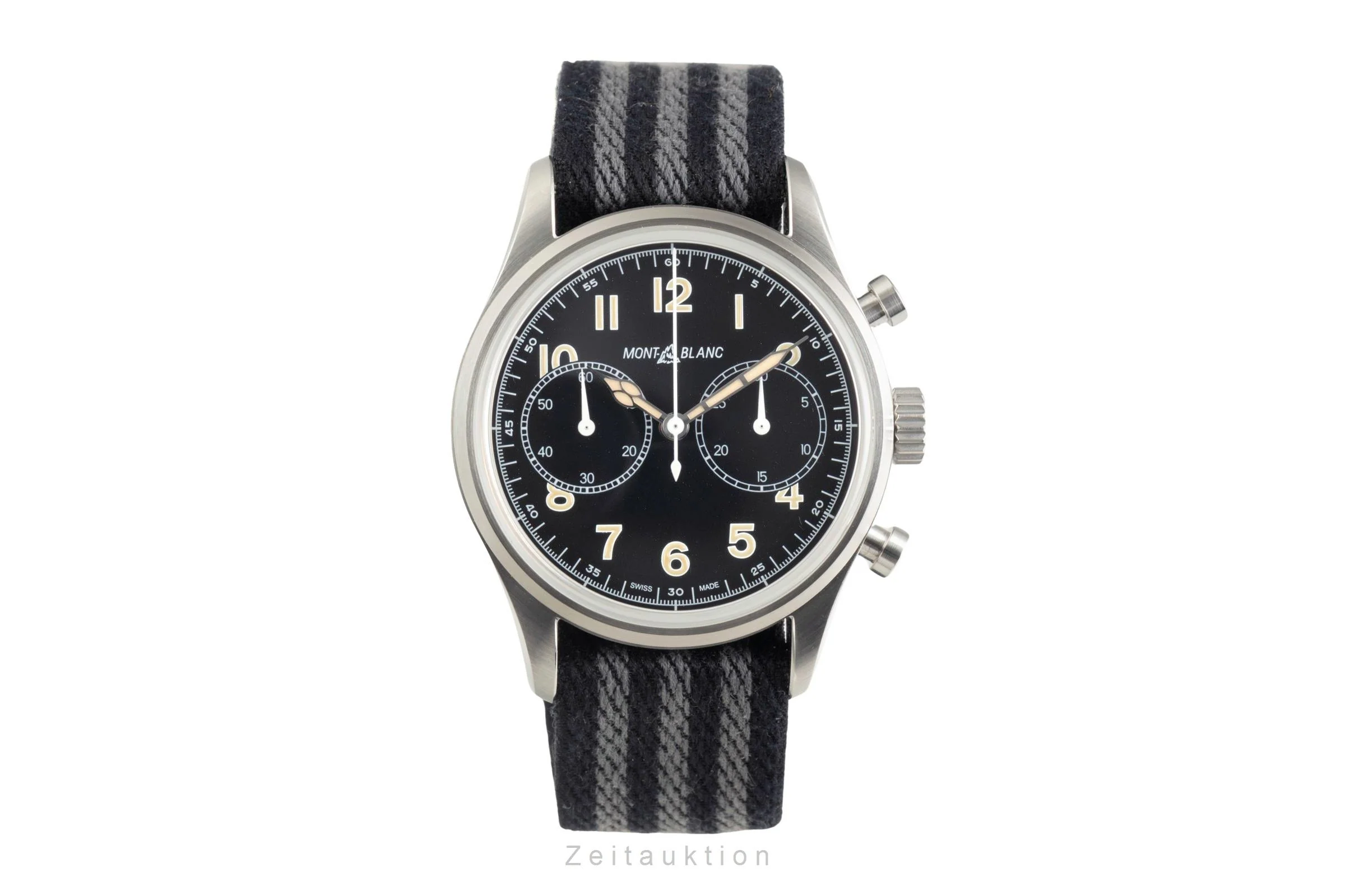 Montblanc 1858 chronograph steel automatic men's watch 117835  7456  [2504690] - Image 5