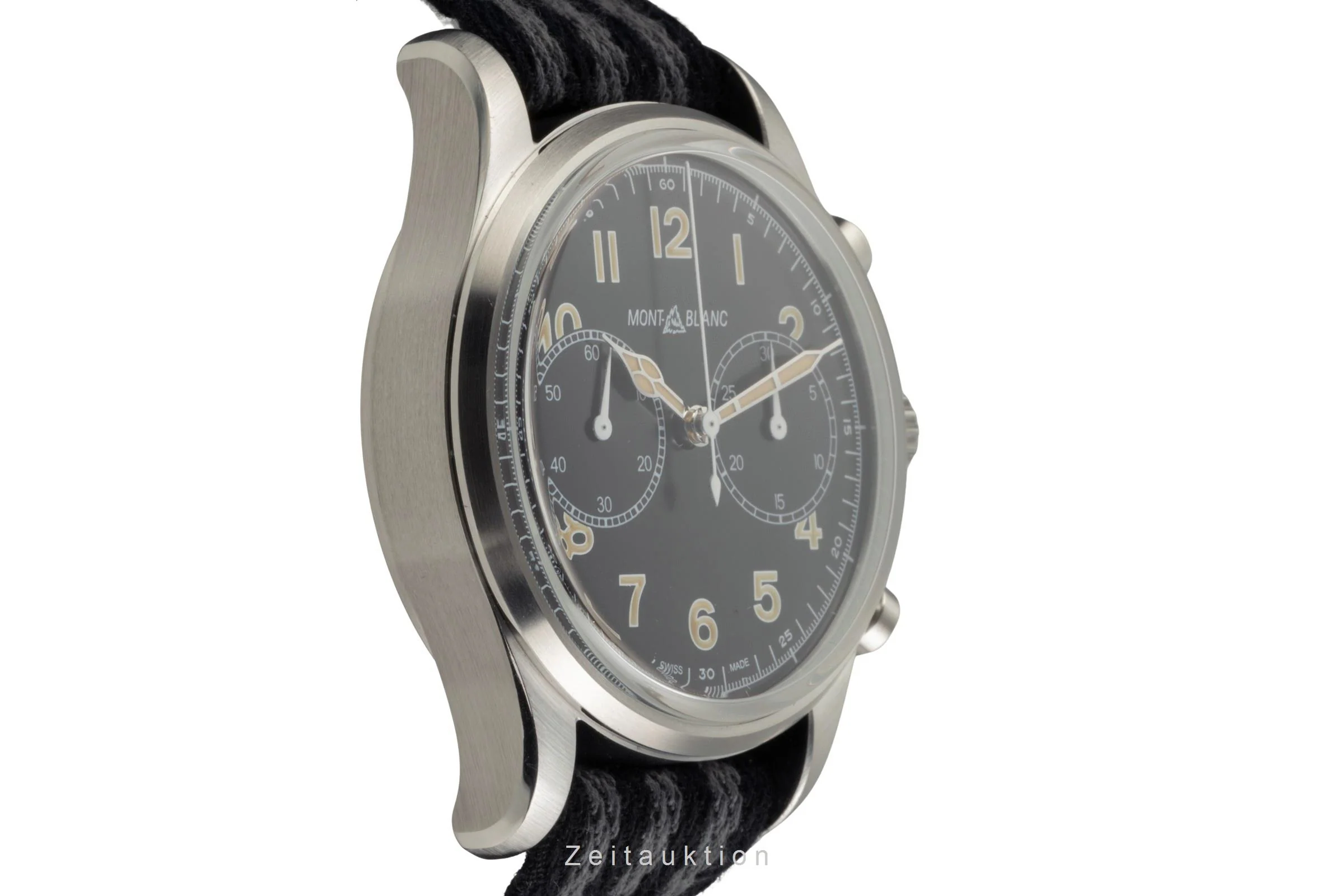 Montblanc 1858 chronograph steel automatic men's watch 117835  7456  [2504690] - Image 8