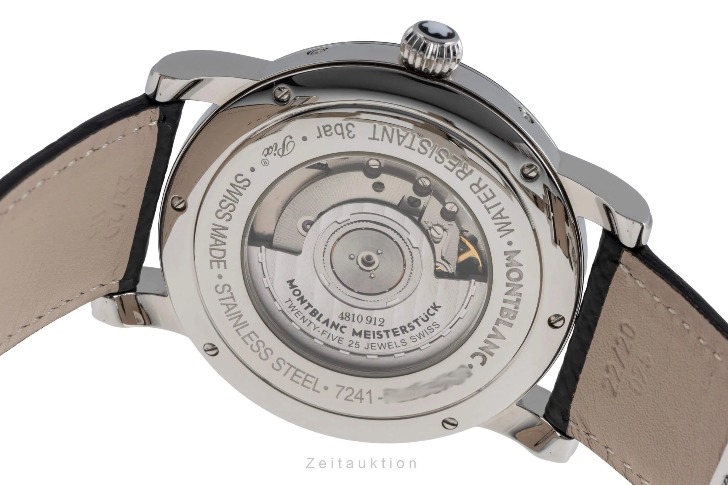 Montblanc 1858 steel automatic men's watch 7241  [2502369] - Image 12