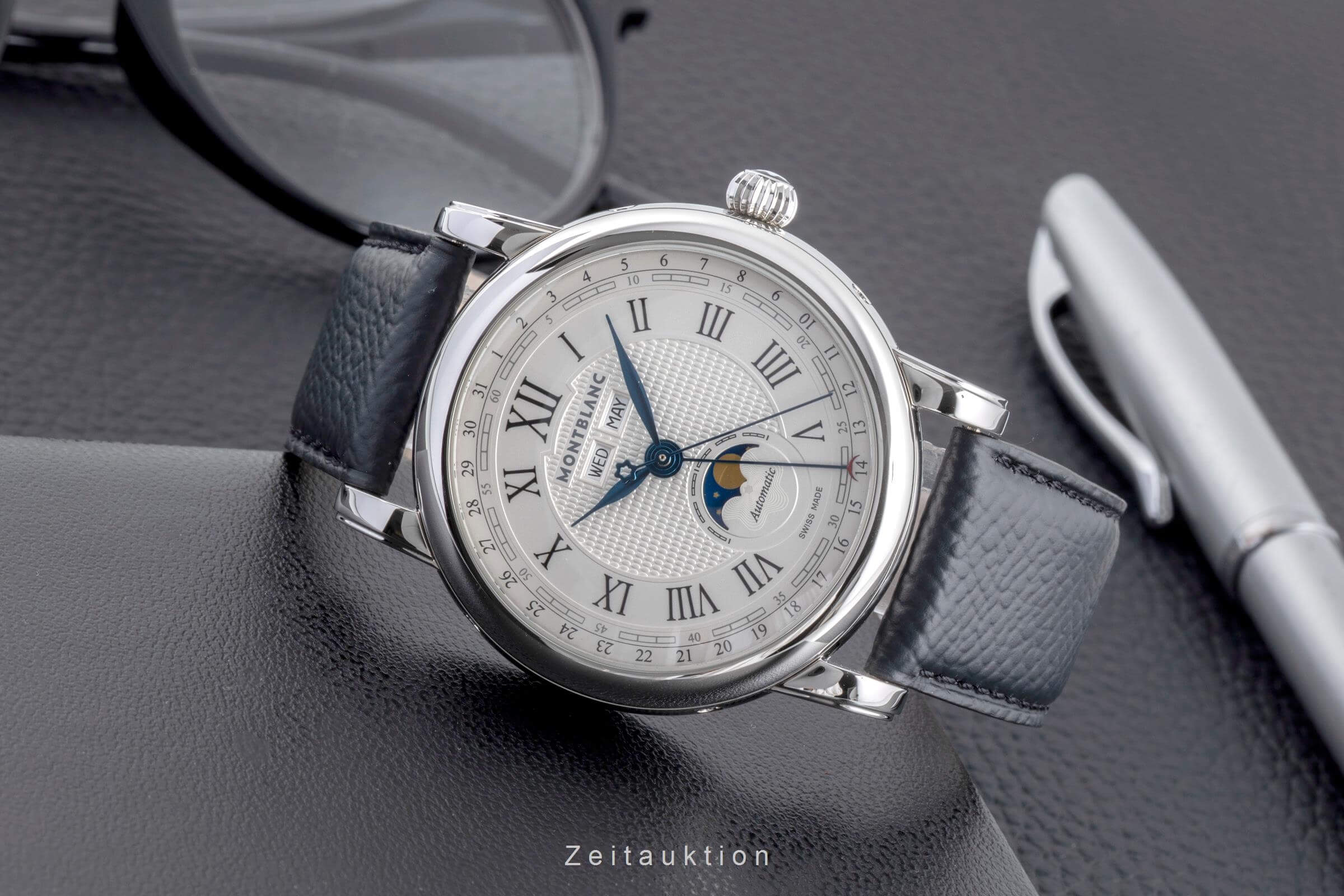 Montblanc 1858 steel automatic men's watch 7241  [2502369] - Image 3