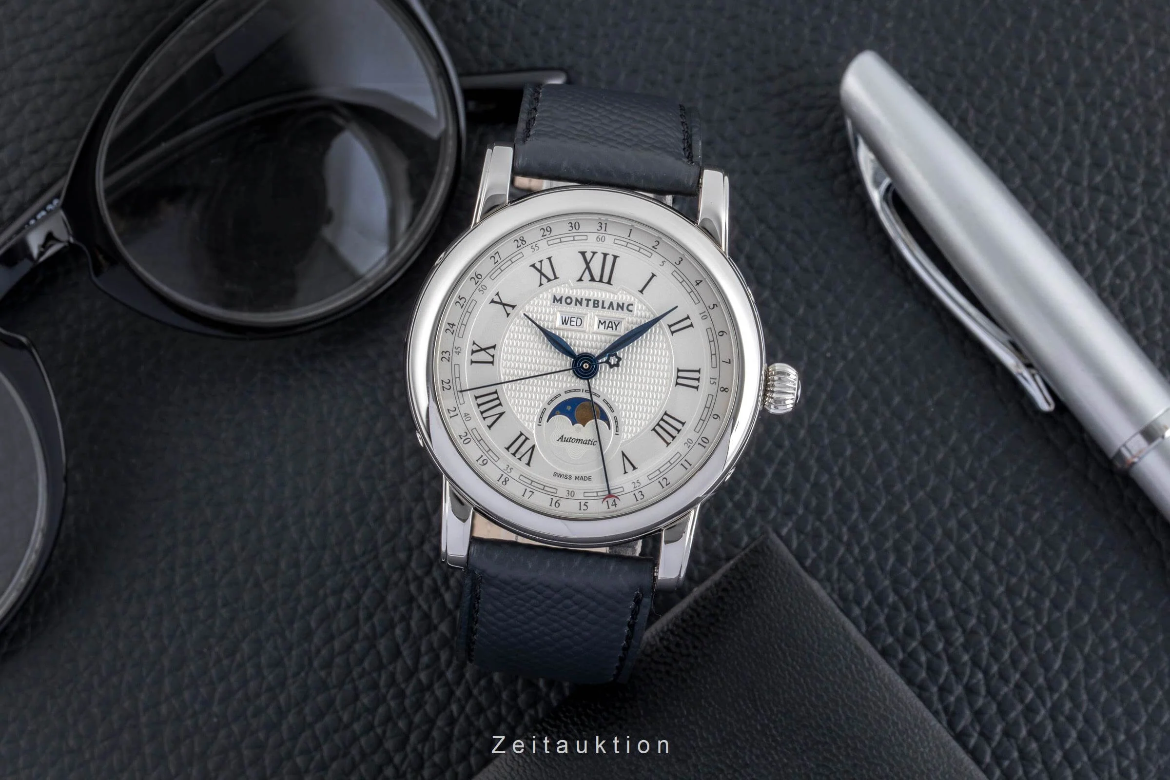 Montblanc 1858 steel automatic men's watch 7241  [2502369] - Image 4