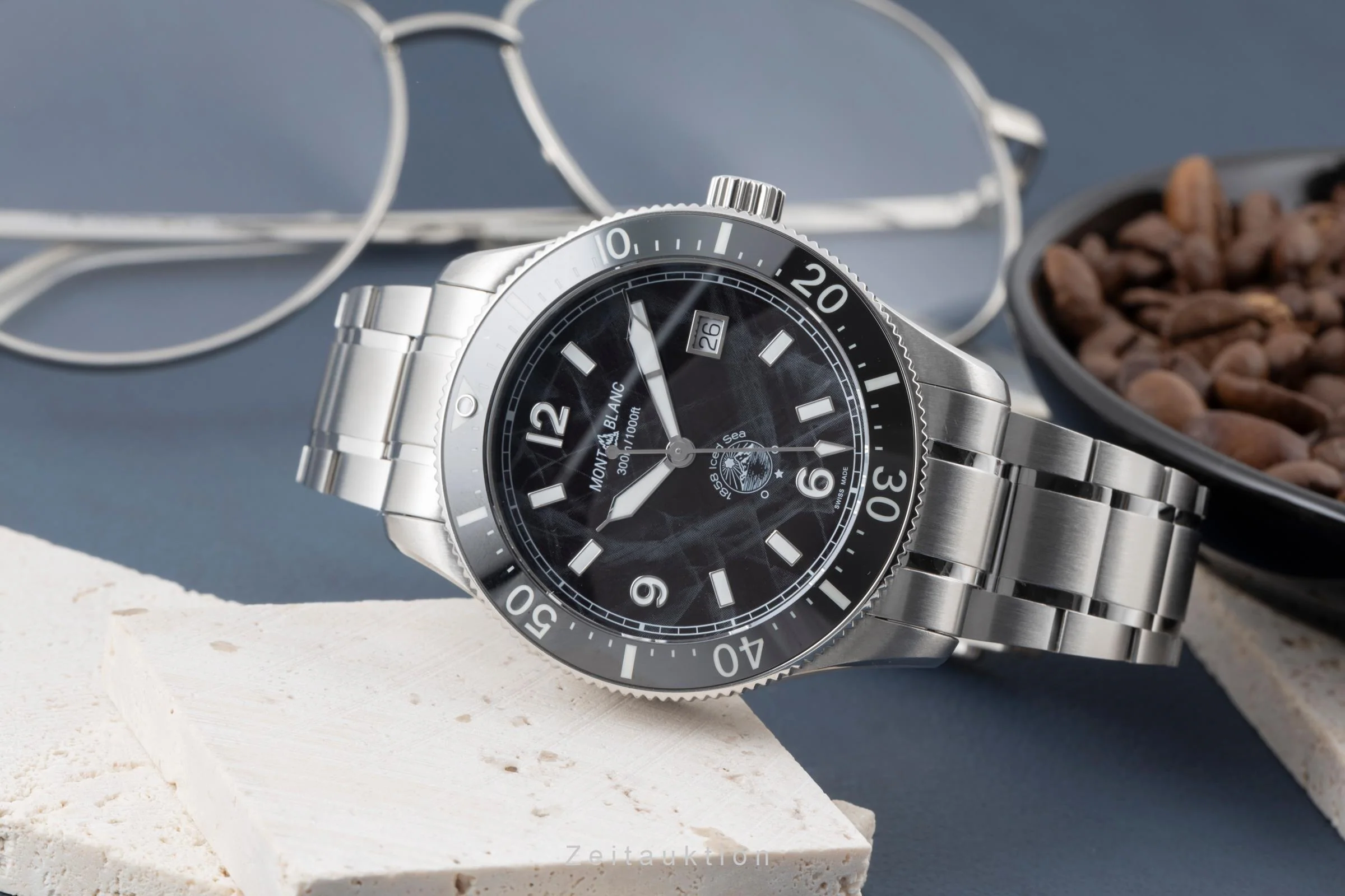 Montblanc 1858 steel automatic men's watch MB129371  7578 LP: 3700EUR  [2505732] - Image 3