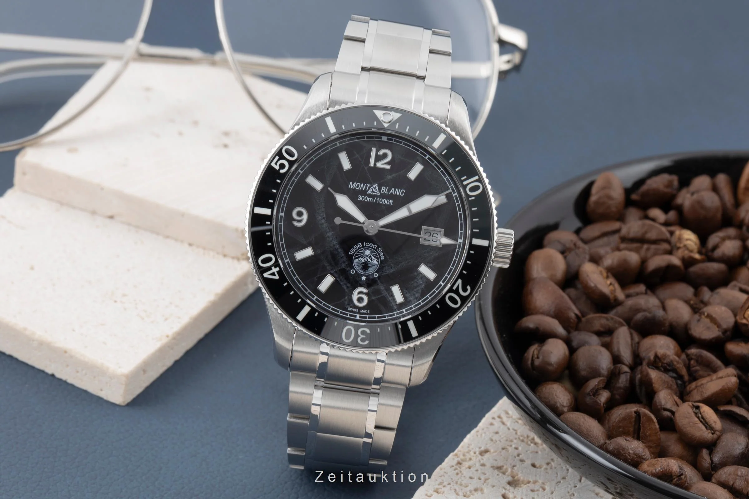 Montblanc 1858 steel automatic men's watch MB129371  7578 LP: 3700EUR  [2505732] - Image 4