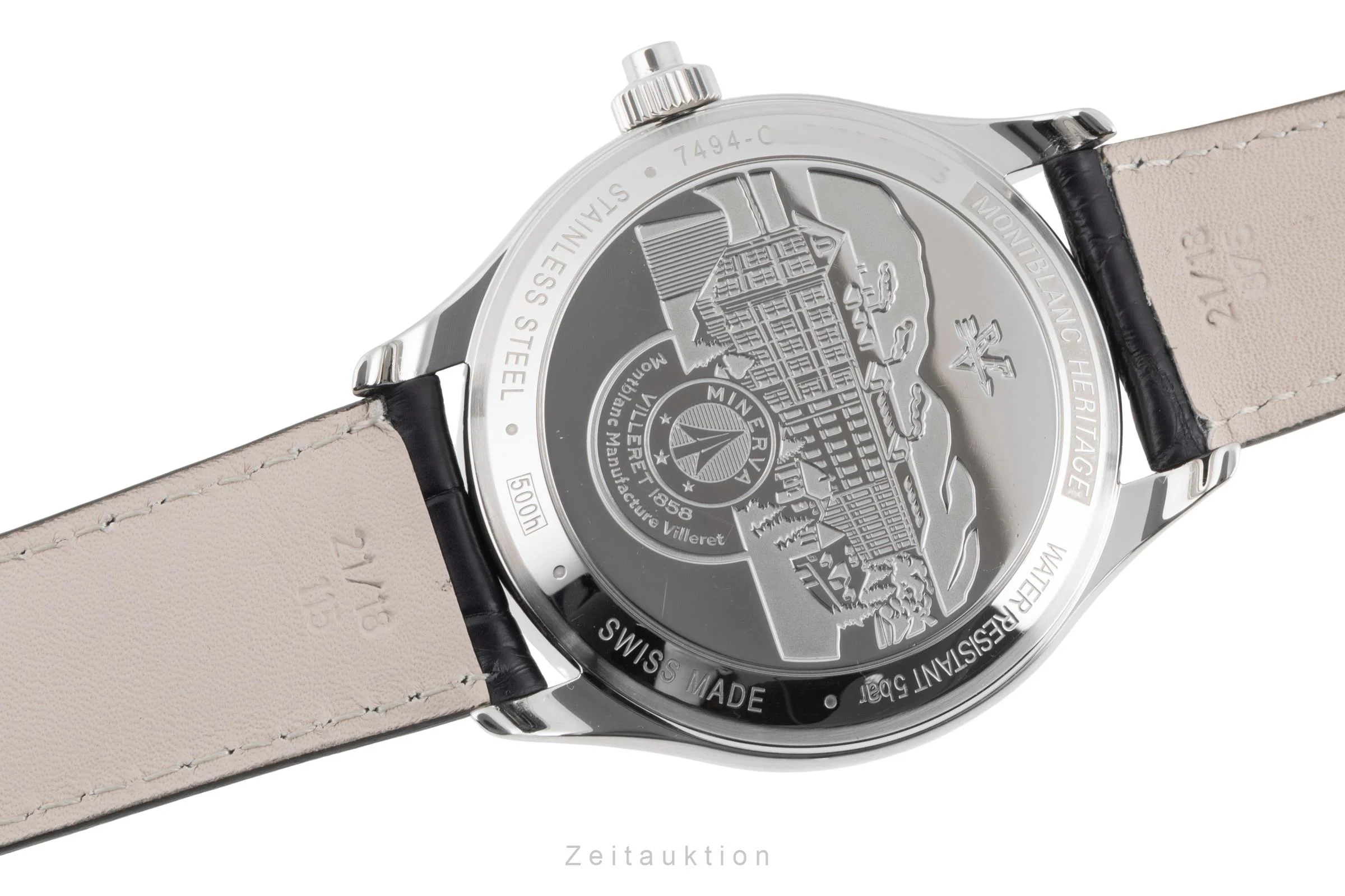 Montblanc Heritage chronograph steel automatic men's watch 119951   7494  [2600729] - Image 12