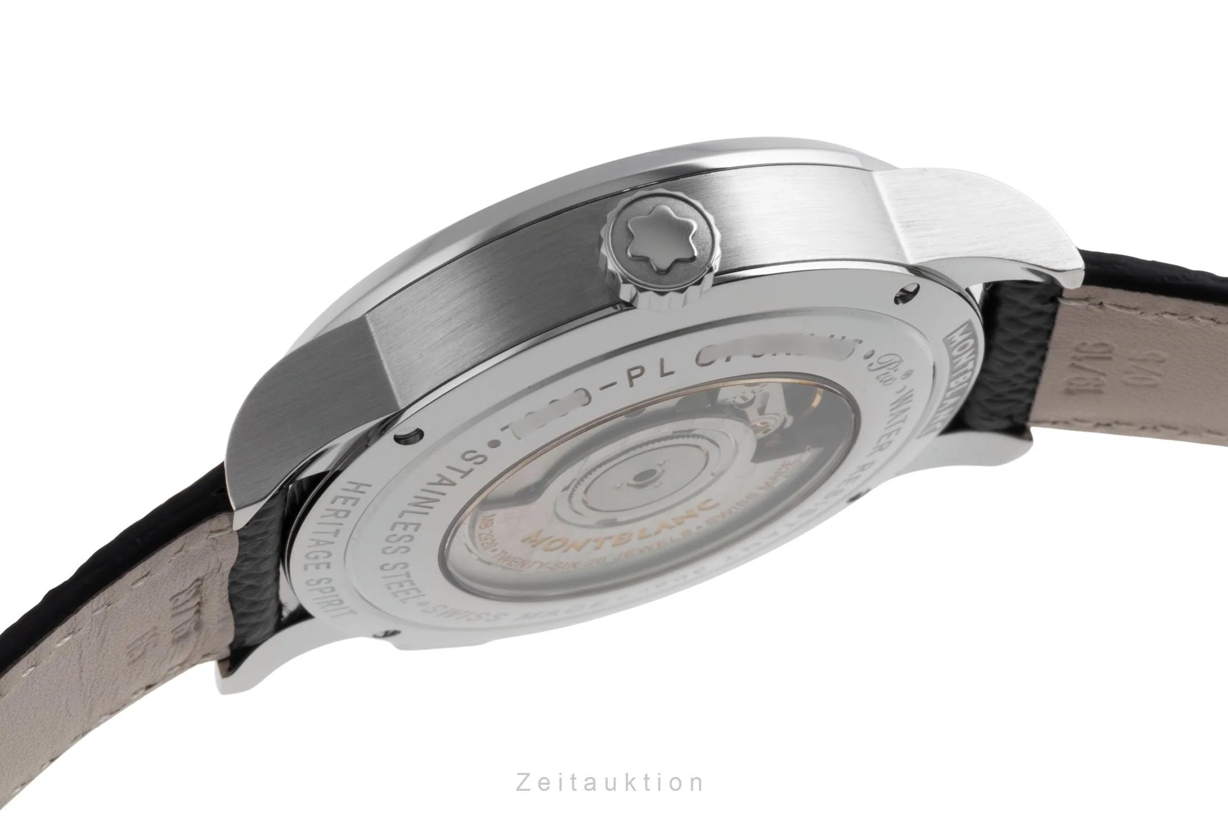 Montblanc Heritage steel automatic men's watch 112308 7339  [2502368] - Image 12