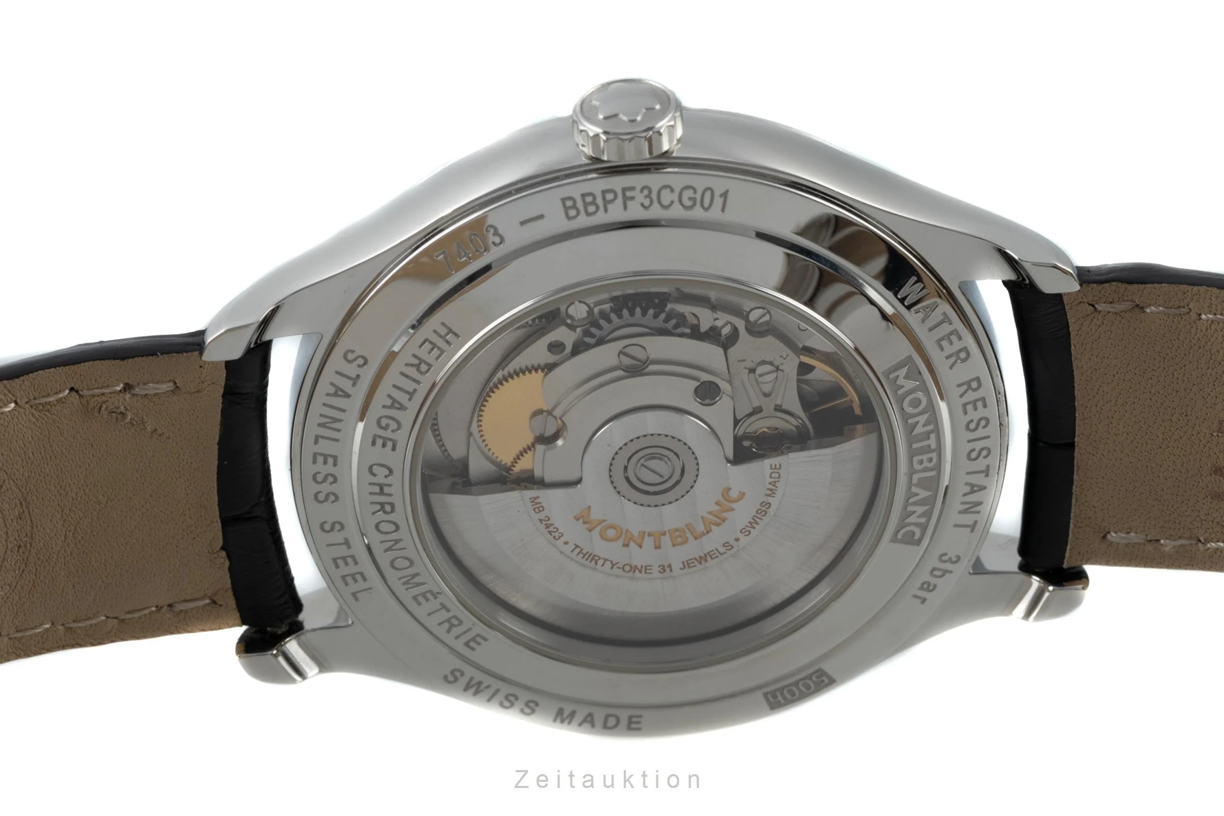 Montblanc Heritage steel automatic men's watch 114872, 7403 LP: 2790EUR  [2204140] - Image 9