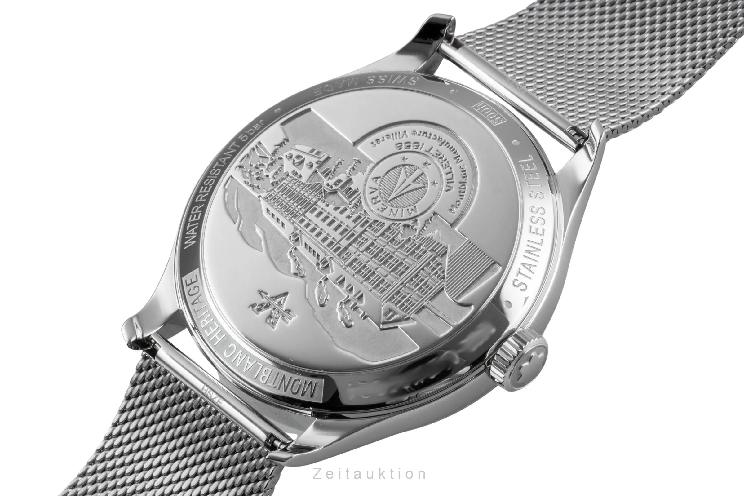 Montblanc Heritage steel automatic men's watch 119949 7492  [2505706] - Image 11