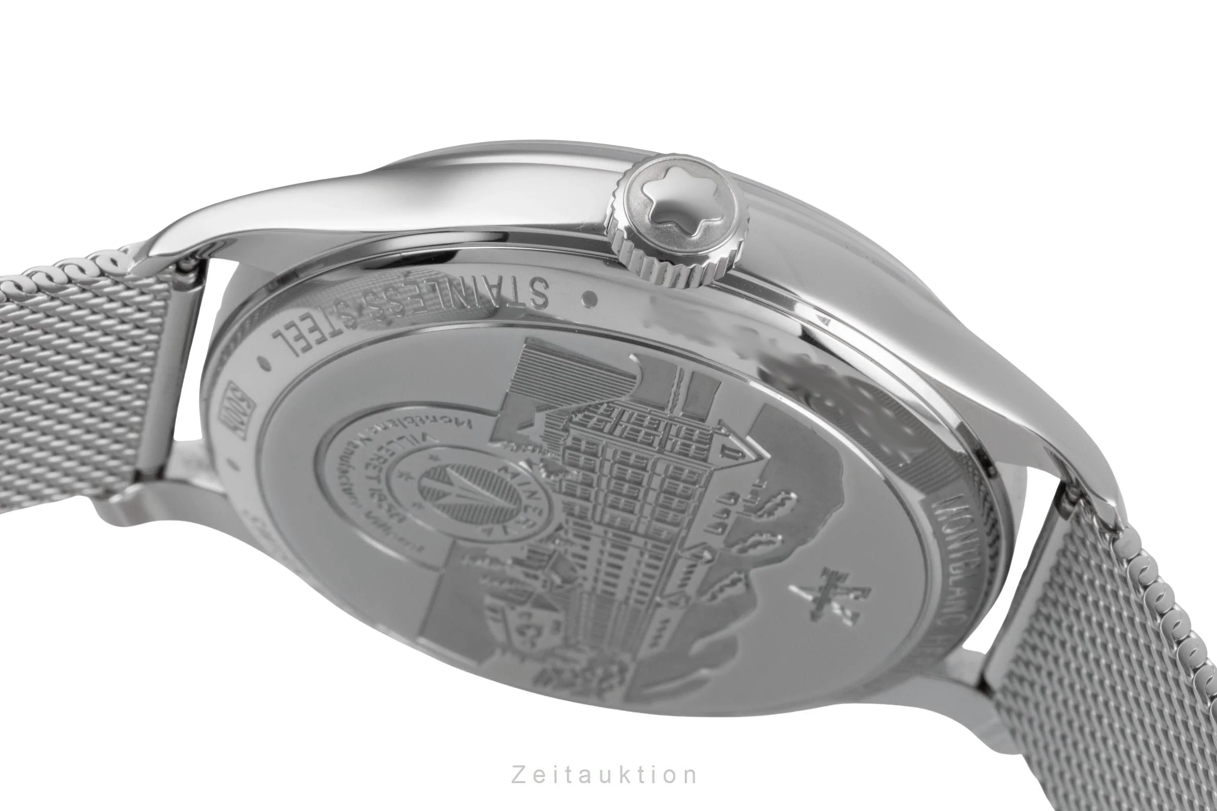 Montblanc Heritage steel automatic men's watch 119949 7492  [2505706] - Image 12