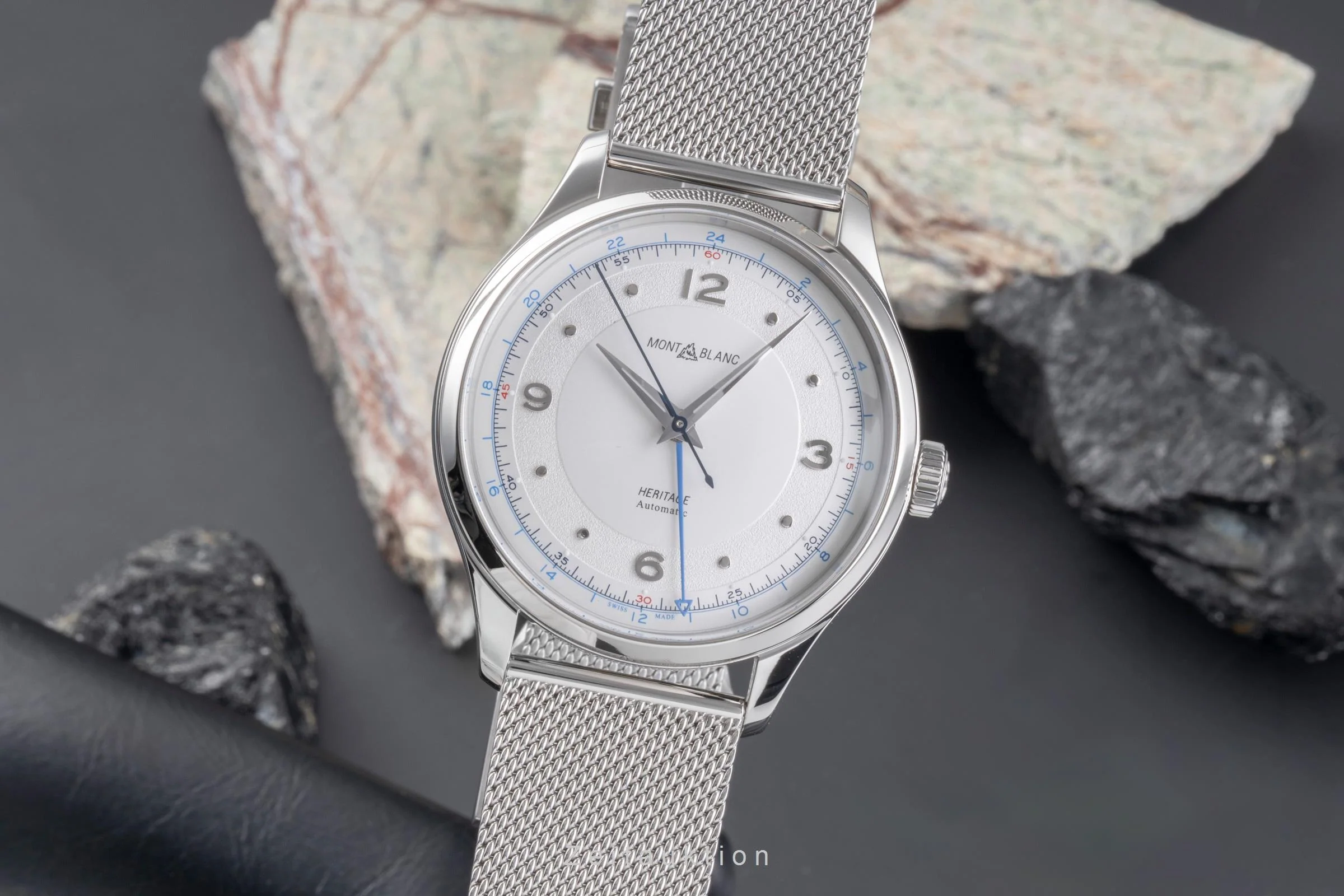 Montblanc Heritage steel automatic men's watch 119949 7492  [2505706] - Image 2