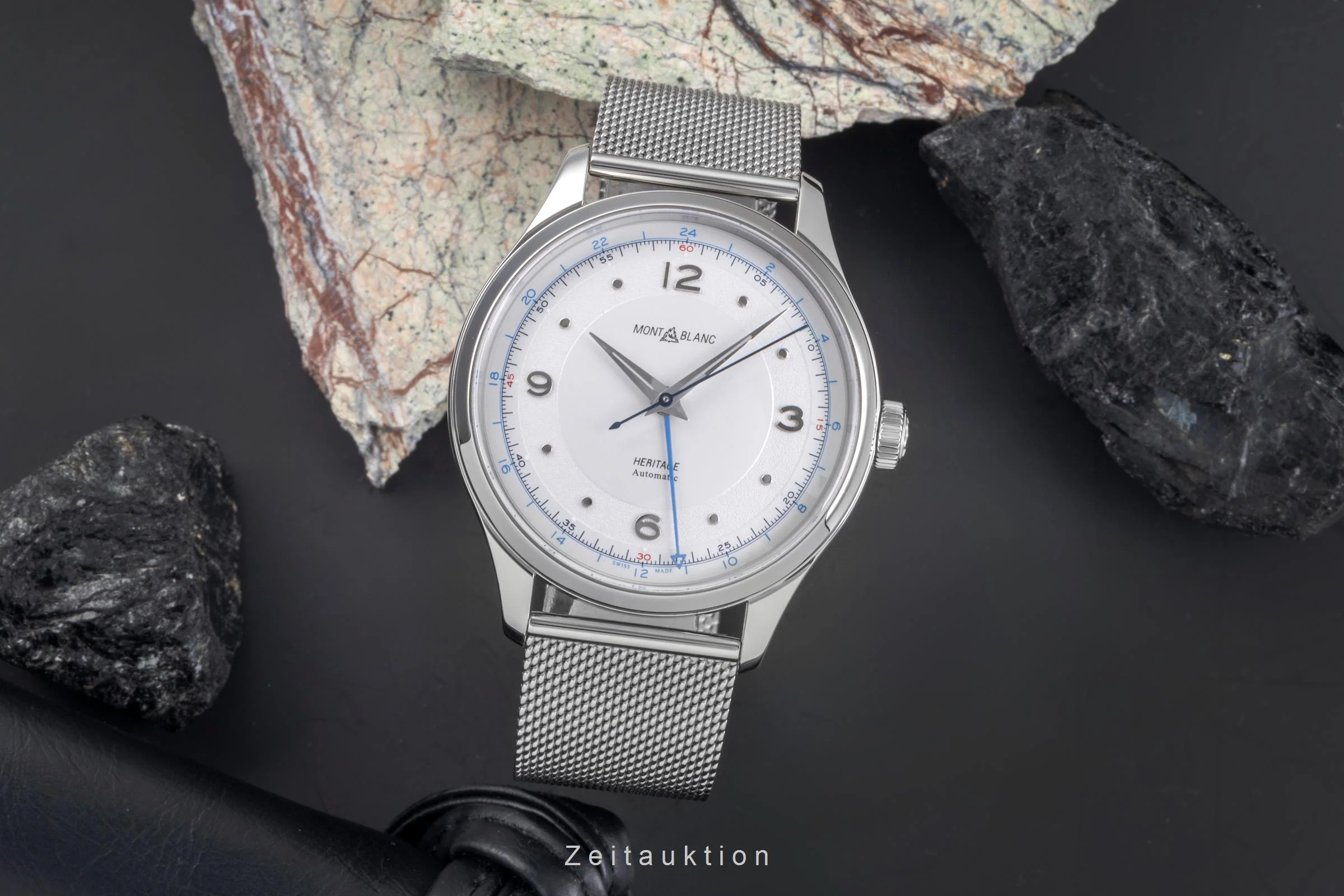 Montblanc Heritage steel automatic men's watch 119949 7492  [2505706] - Image 4
