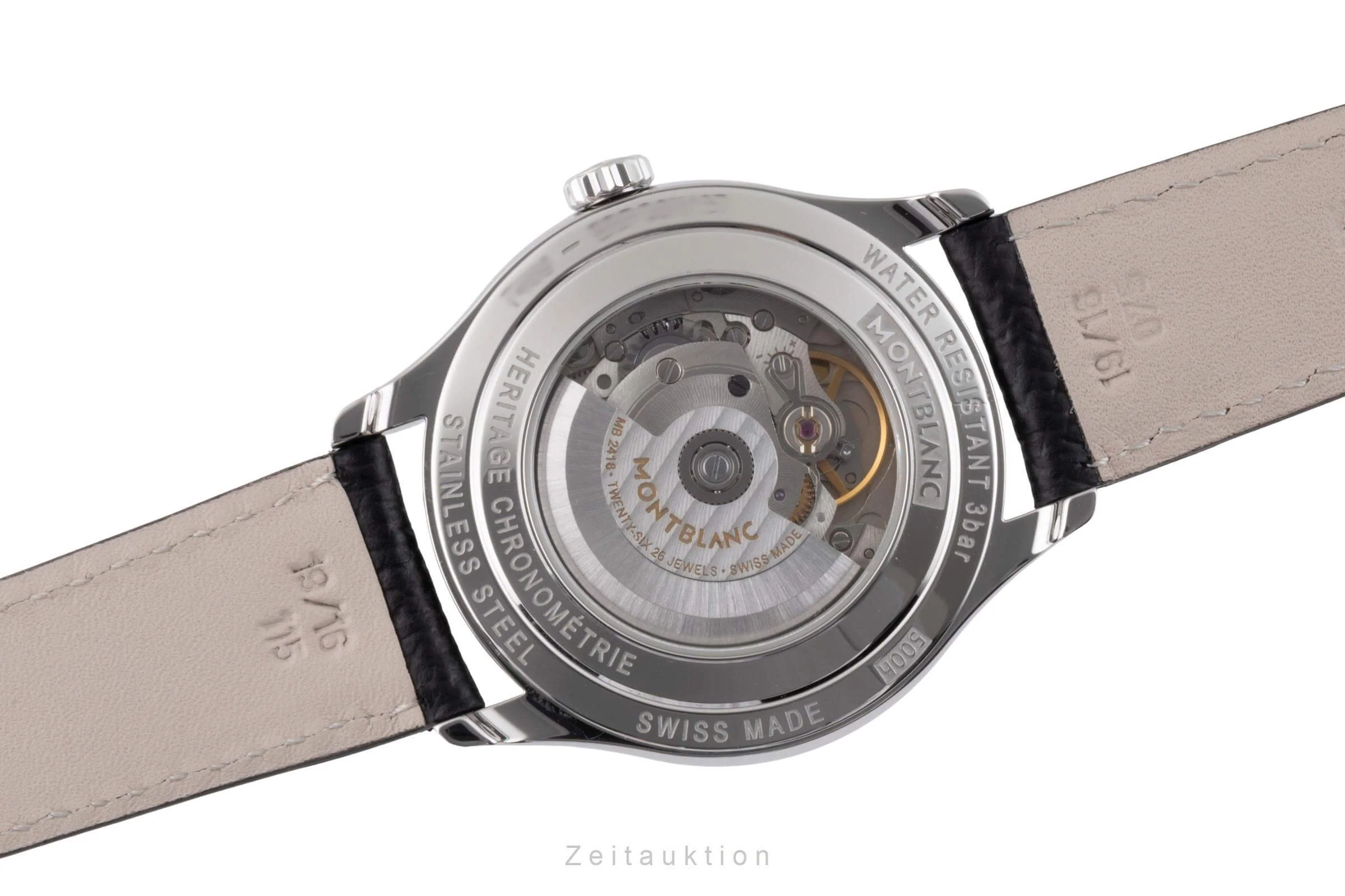 Montblanc Heritage steel automatic men's watch 7469  [2500512] - Image 10