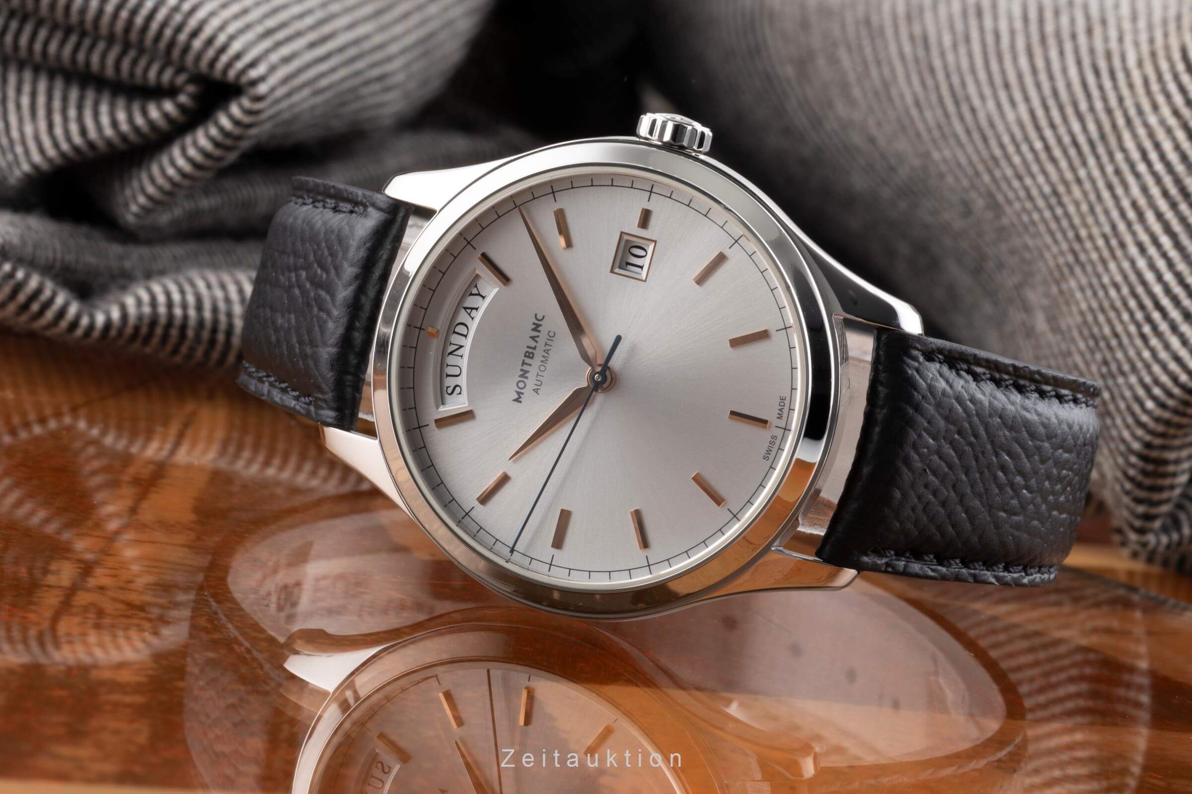 Montblanc Heritage steel automatic men's watch 7469  [2500512] - Image 3