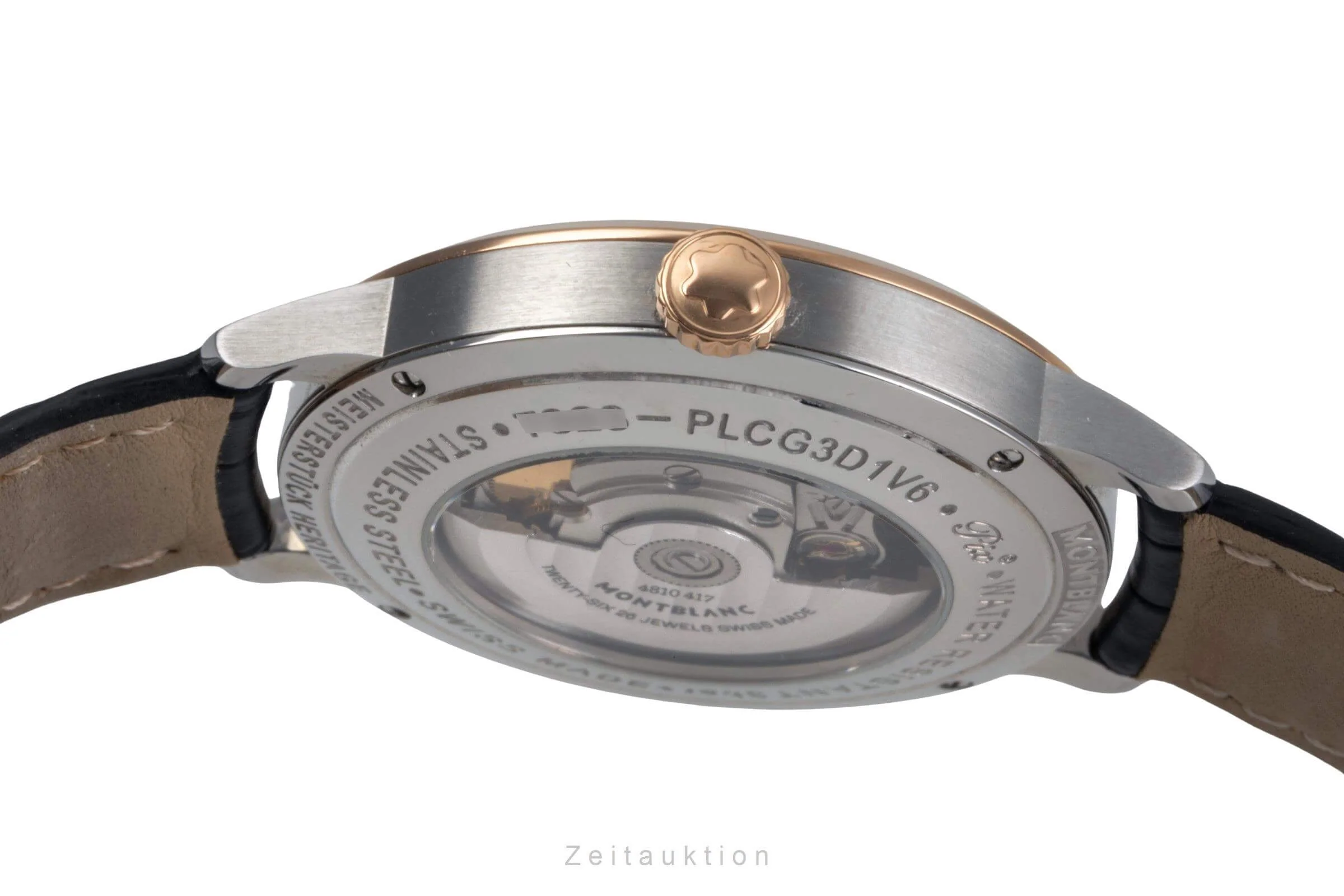 Montblanc Heritage steel / gold automatic men's watch 111624   7323  [2502371] - Image 10