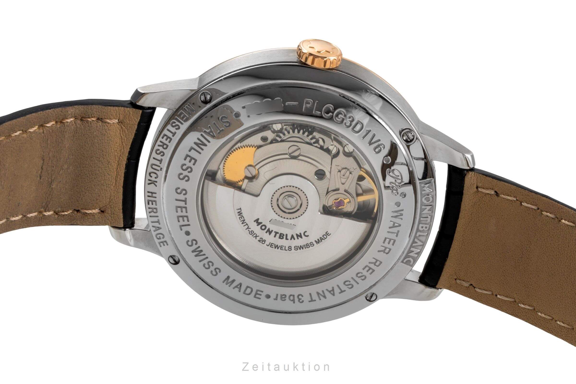 Montblanc Heritage steel / gold automatic men's watch 111624   7323  [2502371] - Image 11