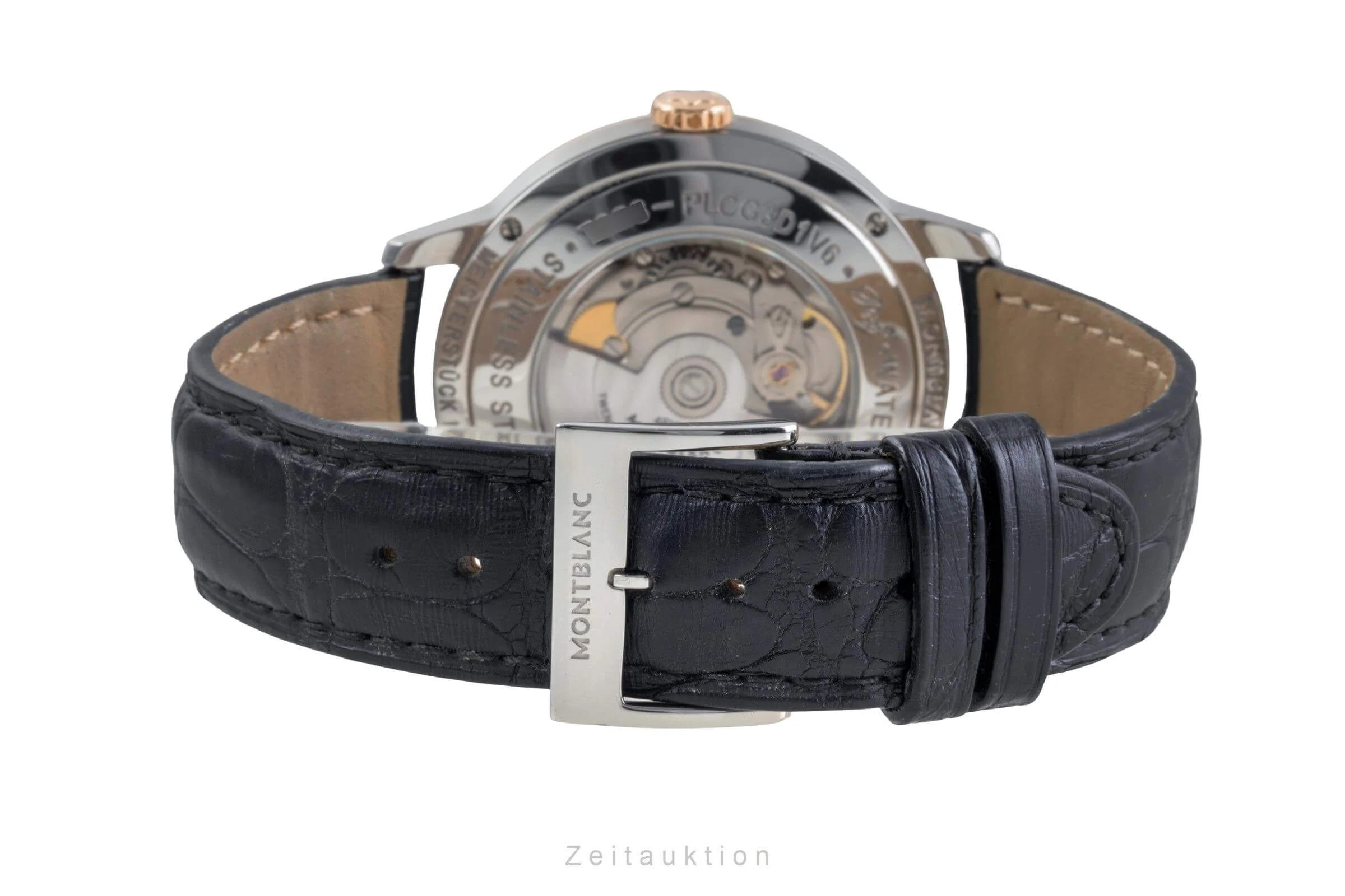 Montblanc Heritage steel / gold automatic men's watch 111624   7323  [2502371] - Image 12