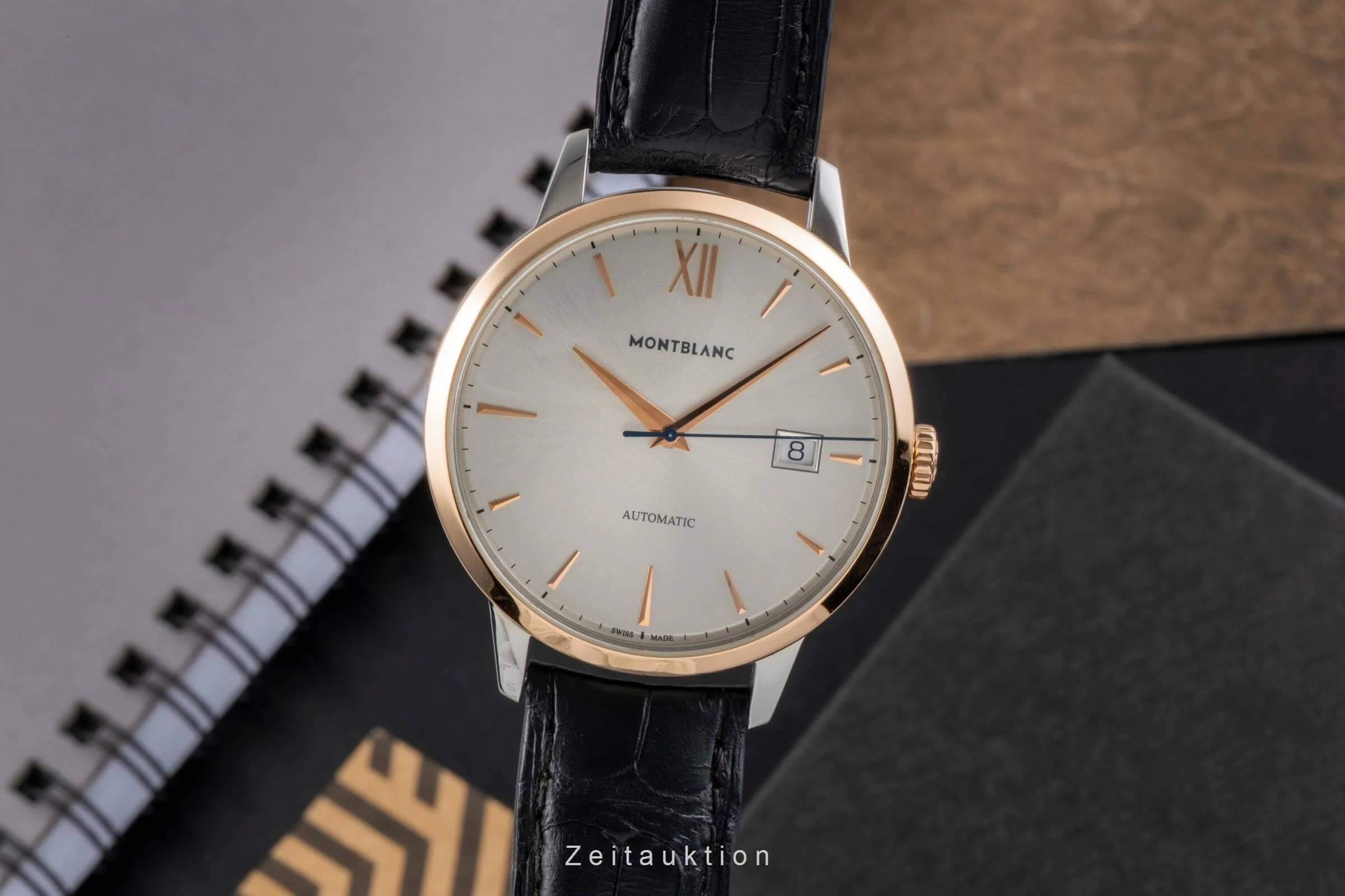 Montblanc Heritage steel / gold automatic men's watch 111624   7323  [2502371] - Image 2