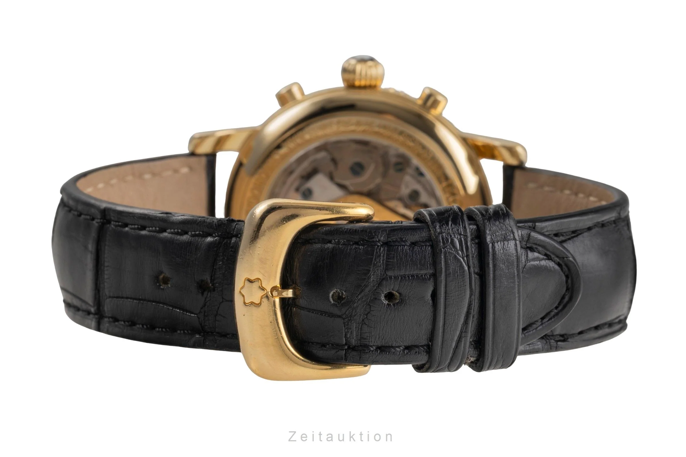 Montblanc Meisterstück chronograph 18 ct gold automatic men's watch 7000  [2503902] - Image 13
