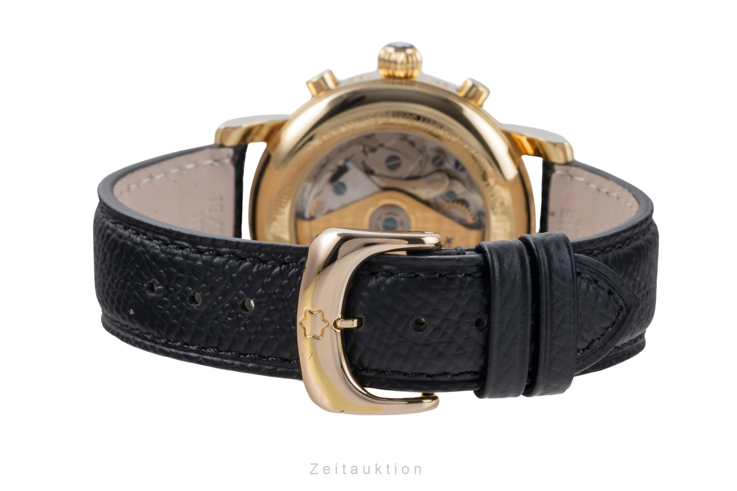 Montblanc Meisterstück chronograph 18 ct gold automatic men's watch 7000  [2506086] - Image 13