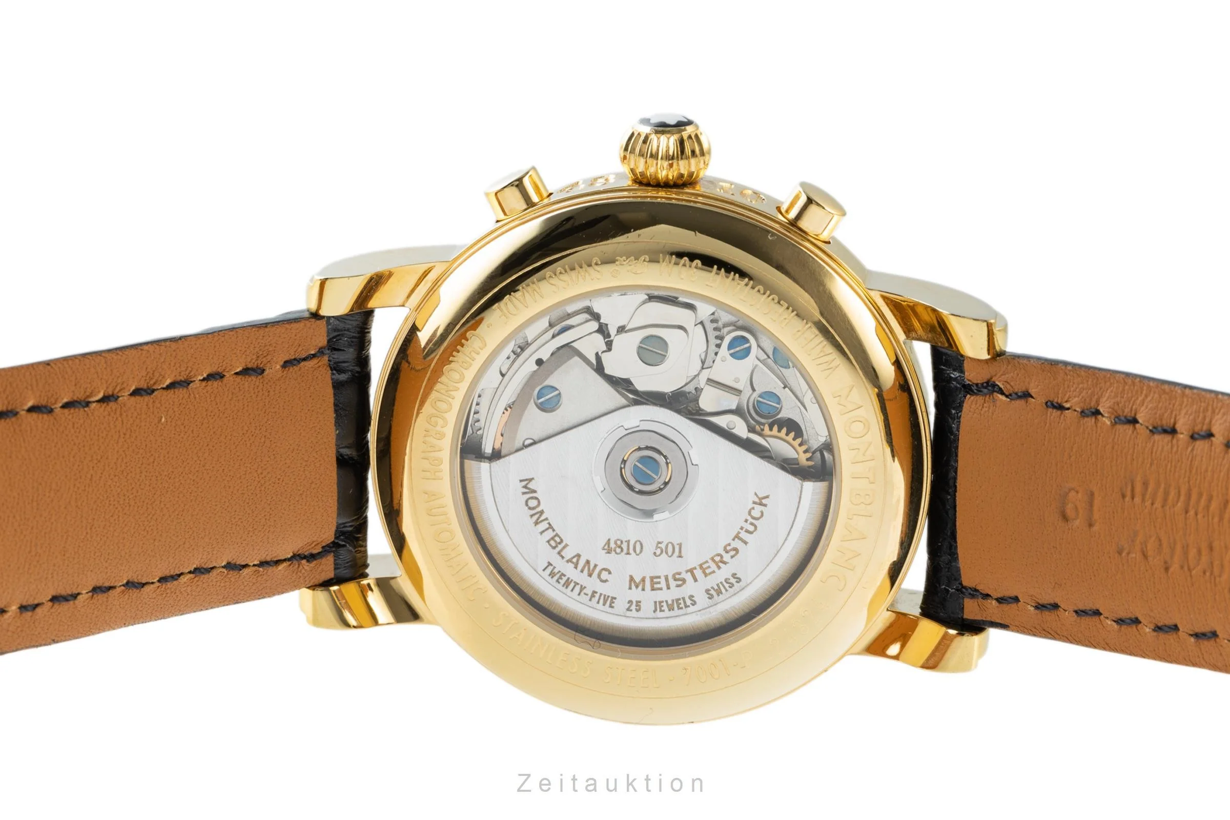 Montblanc Meisterstück chronograph gilt / steel automatic men's watch 7001 LP: 3890EUR  [2200551] - Image 11