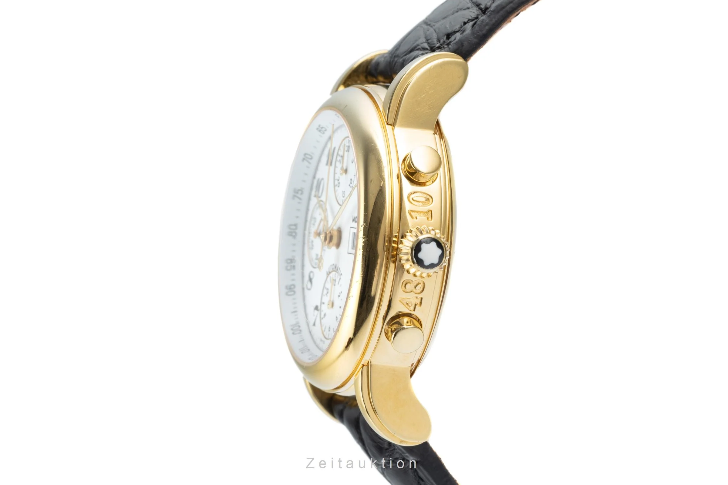 Montblanc Meisterstück chronograph gilt / steel automatic men's watch 7001 LP: 3890EUR  [2200551] - Image 6
