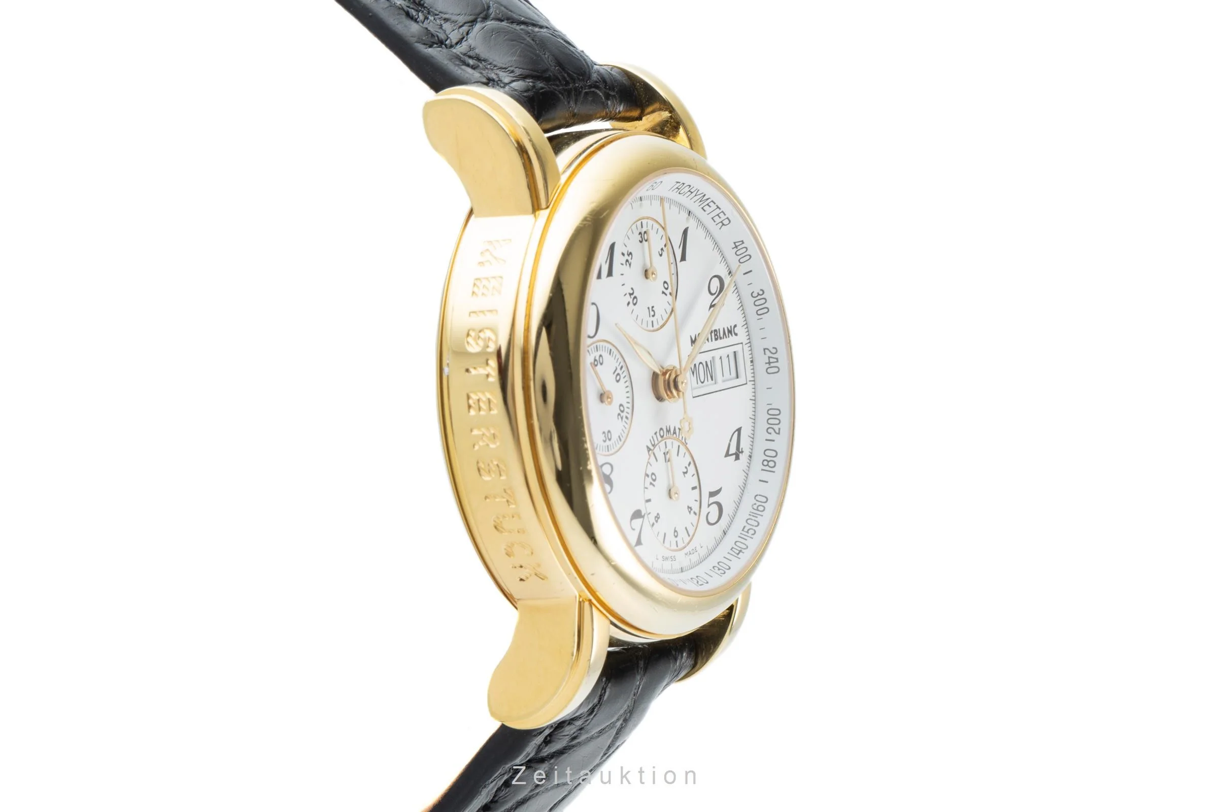 Montblanc Meisterstück chronograph gilt / steel automatic men's watch 7001 LP: 3890EUR  [2200551] - Image 7