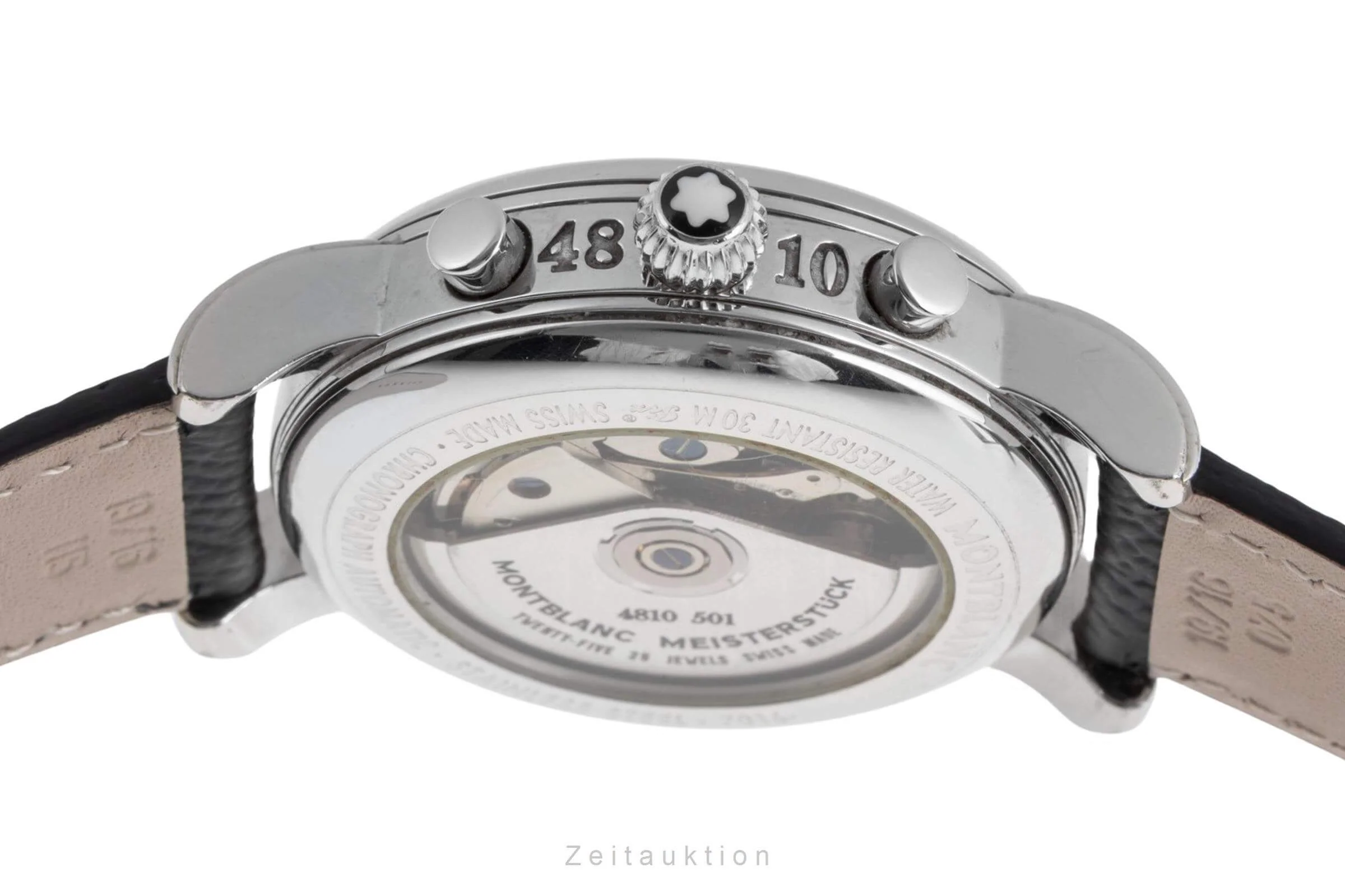 Montblanc Meisterstück chronograph steel automatic men's watch 7016  [2501901] - Image 11