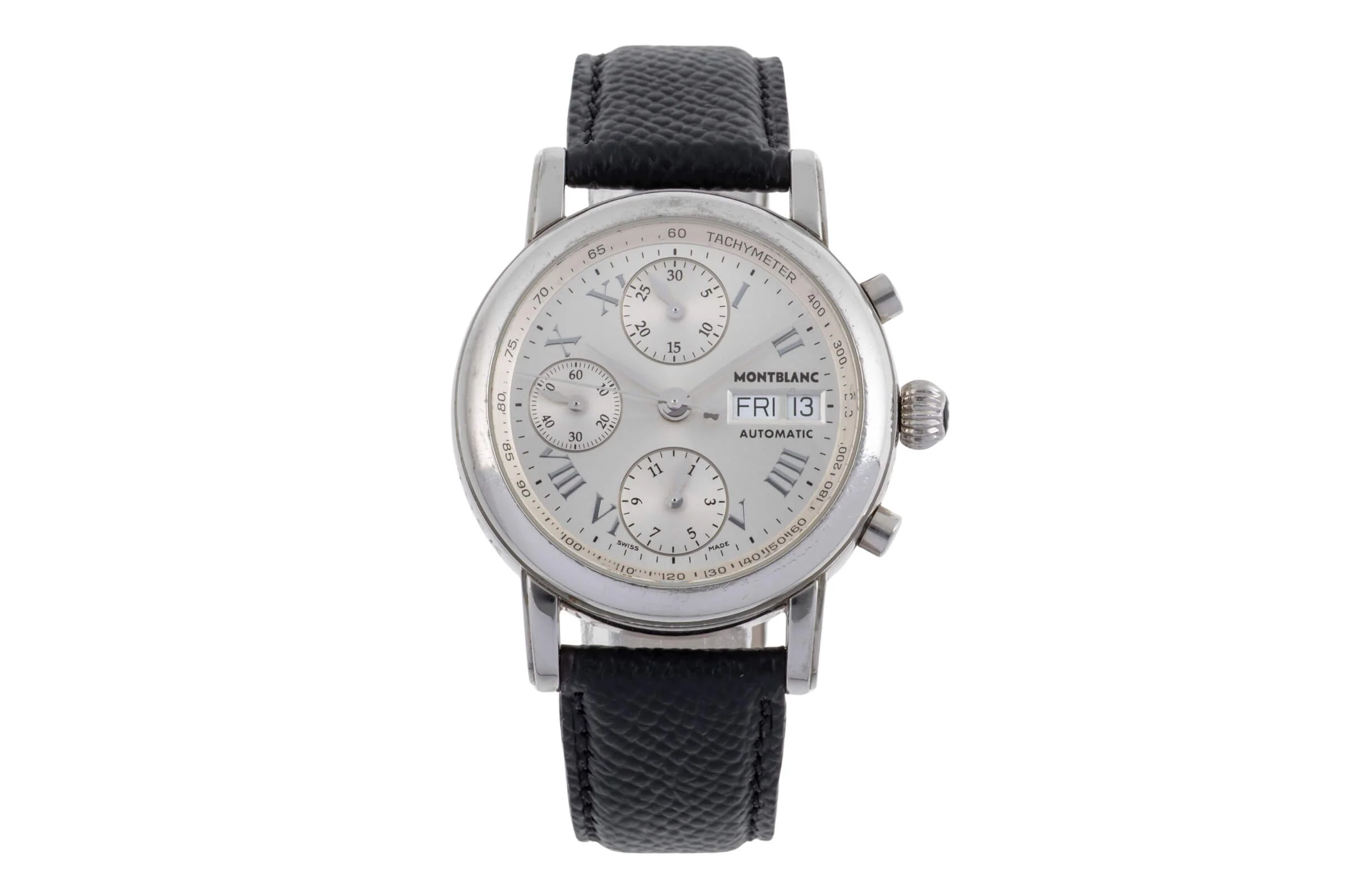 Montblanc Meisterstück chronograph steel automatic men's watch 7016  [2501901] - Image 5