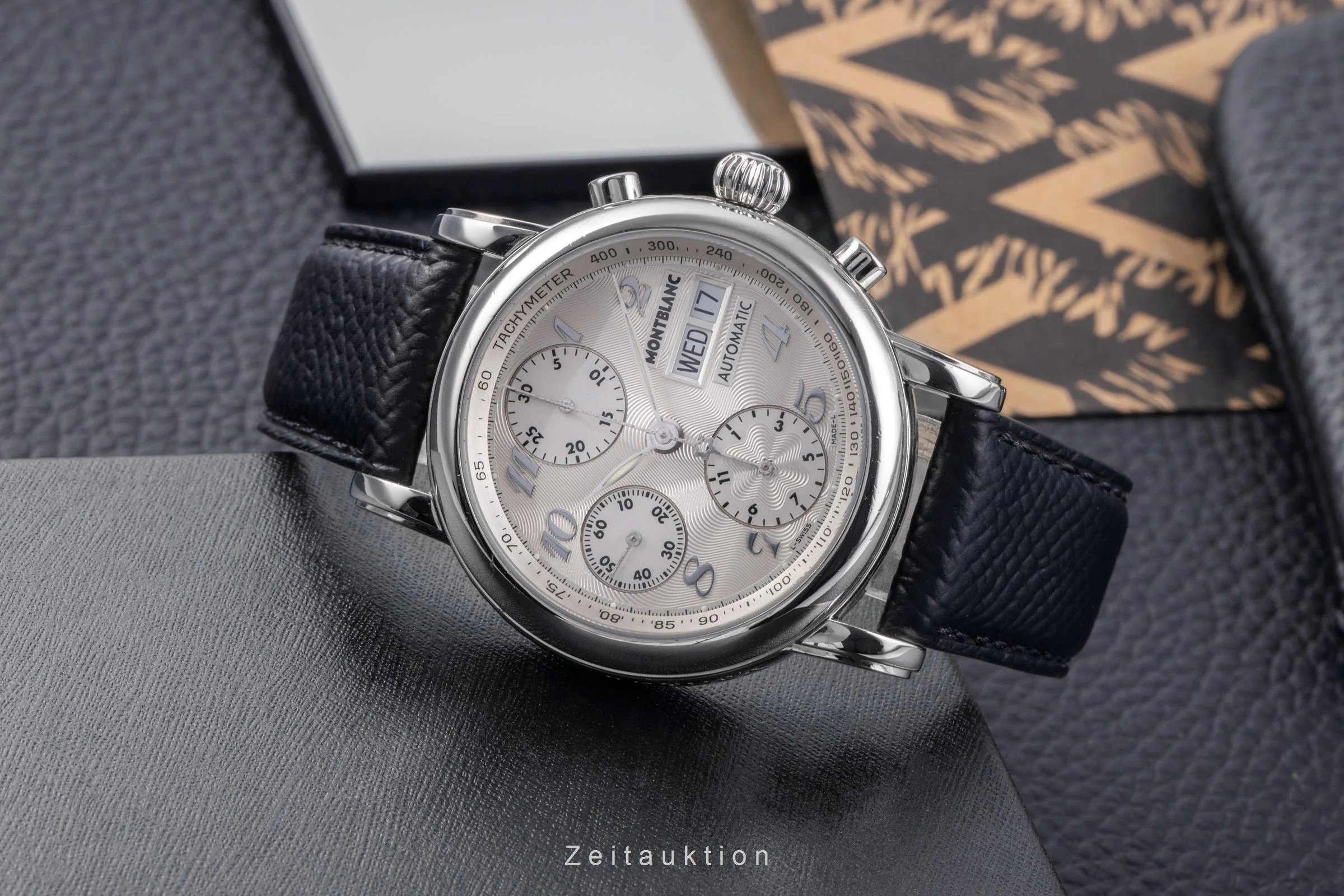 Montblanc Meisterstück chronograph steel automatic men's watch 7016  [2504985] - Image 3