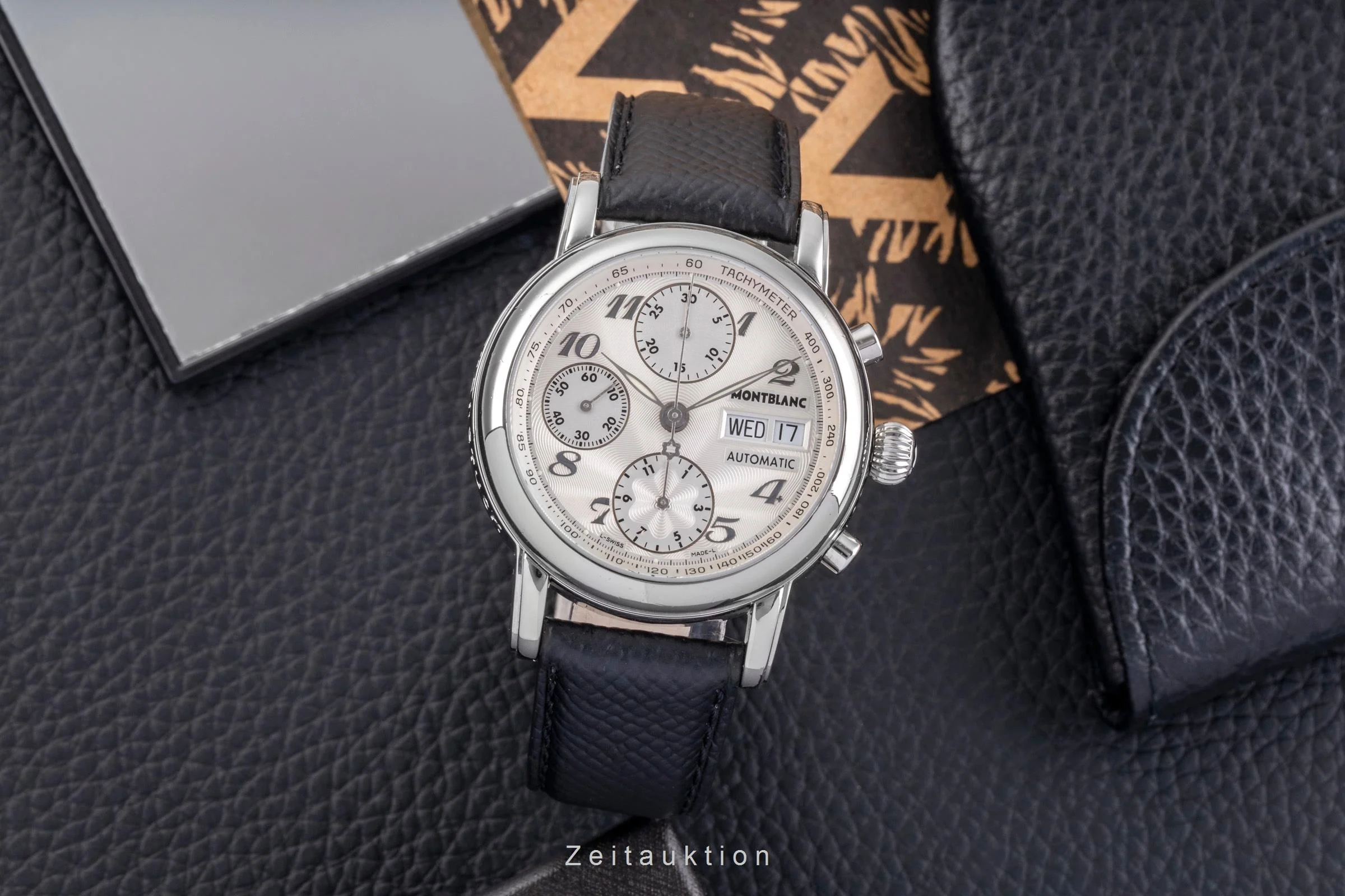 Montblanc Meisterstück chronograph steel automatic men's watch 7016  [2504985] - Image 4