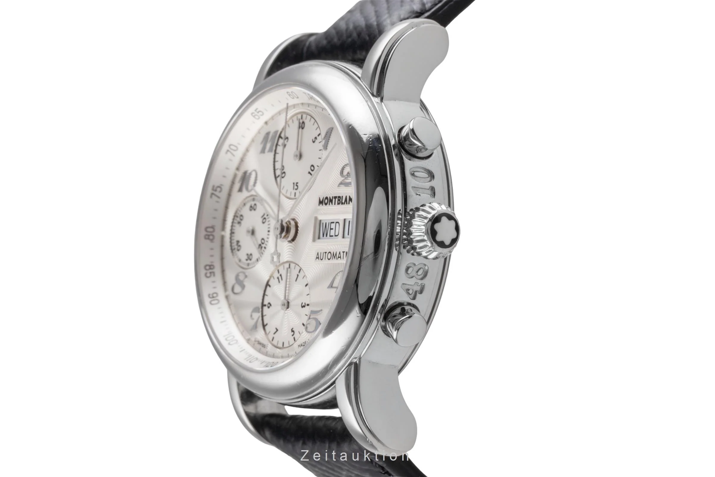 Montblanc Meisterstück chronograph steel automatic men's watch 7016  [2504985] - Image 7