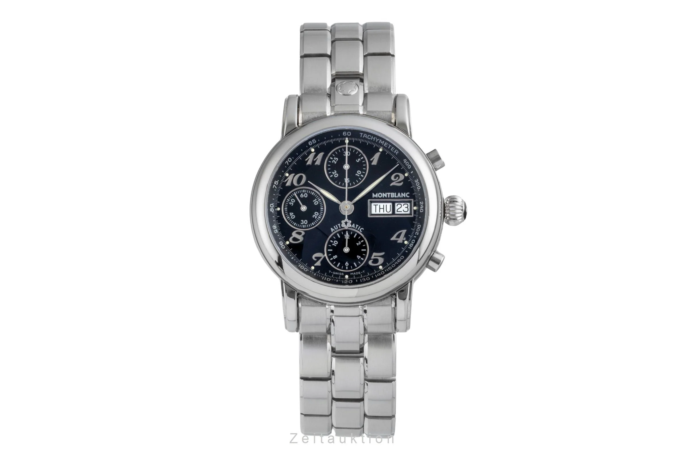 Montblanc Meisterstück chronograph steel automatic men's watch 7016  [2505841] - Image 5