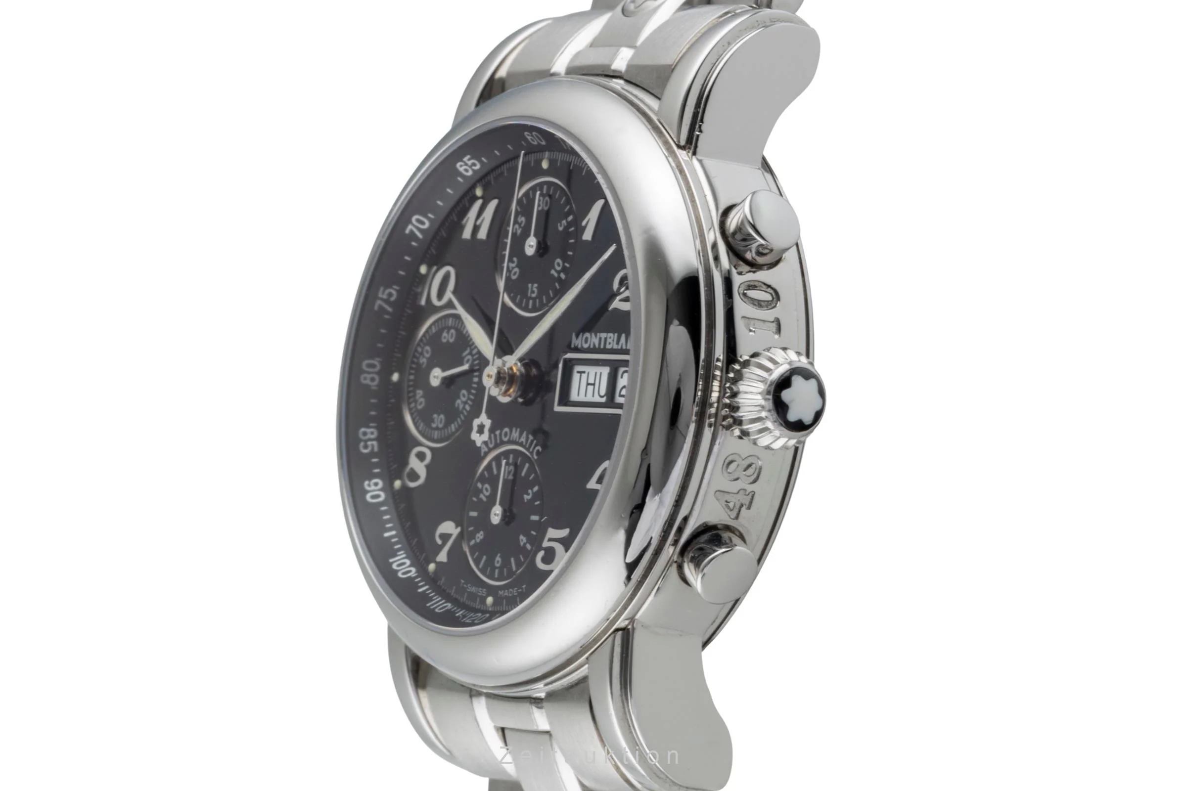 Montblanc Meisterstück chronograph steel automatic men's watch 7016  [2505841] - Image 7