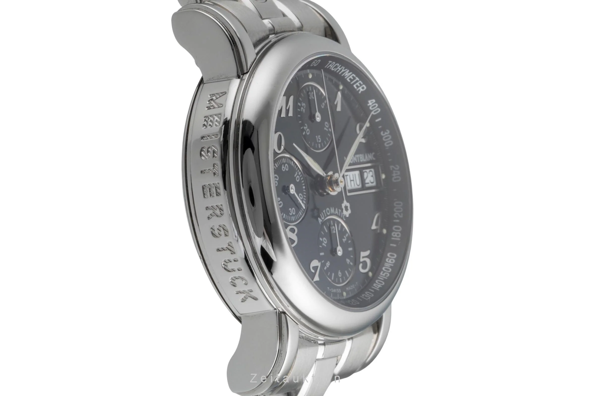 Montblanc Meisterstück chronograph steel automatic men's watch 7016  [2505841] - Image 8