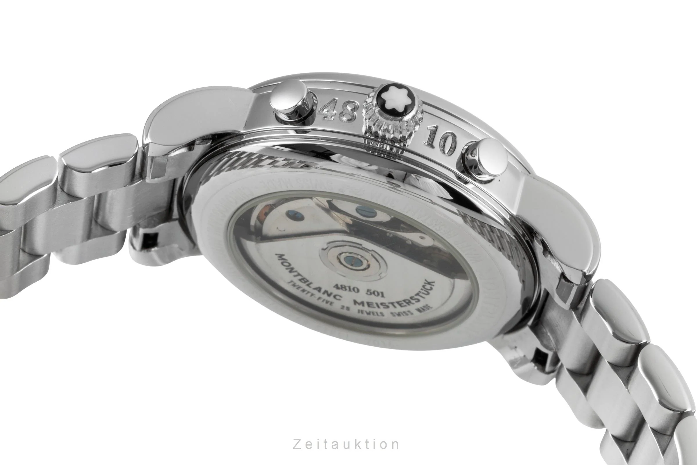 Montblanc Meisterstück chronograph steel automatic men's watch 7016  [2505972] - Image 13