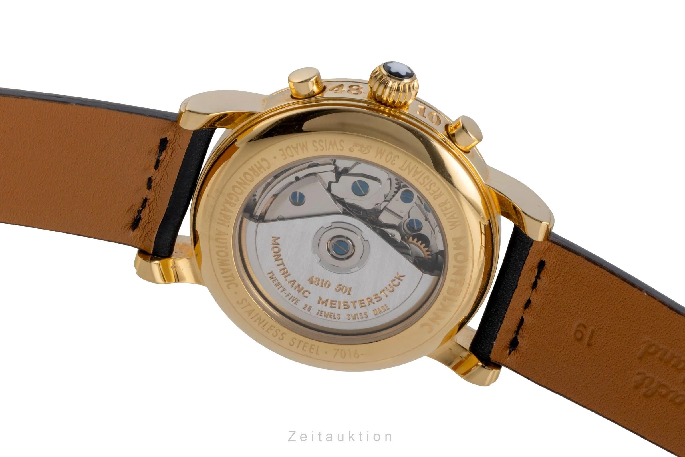 Montblanc Meisterstück chronograph steel automatic men's watch 7016  [2600039] - Image 13
