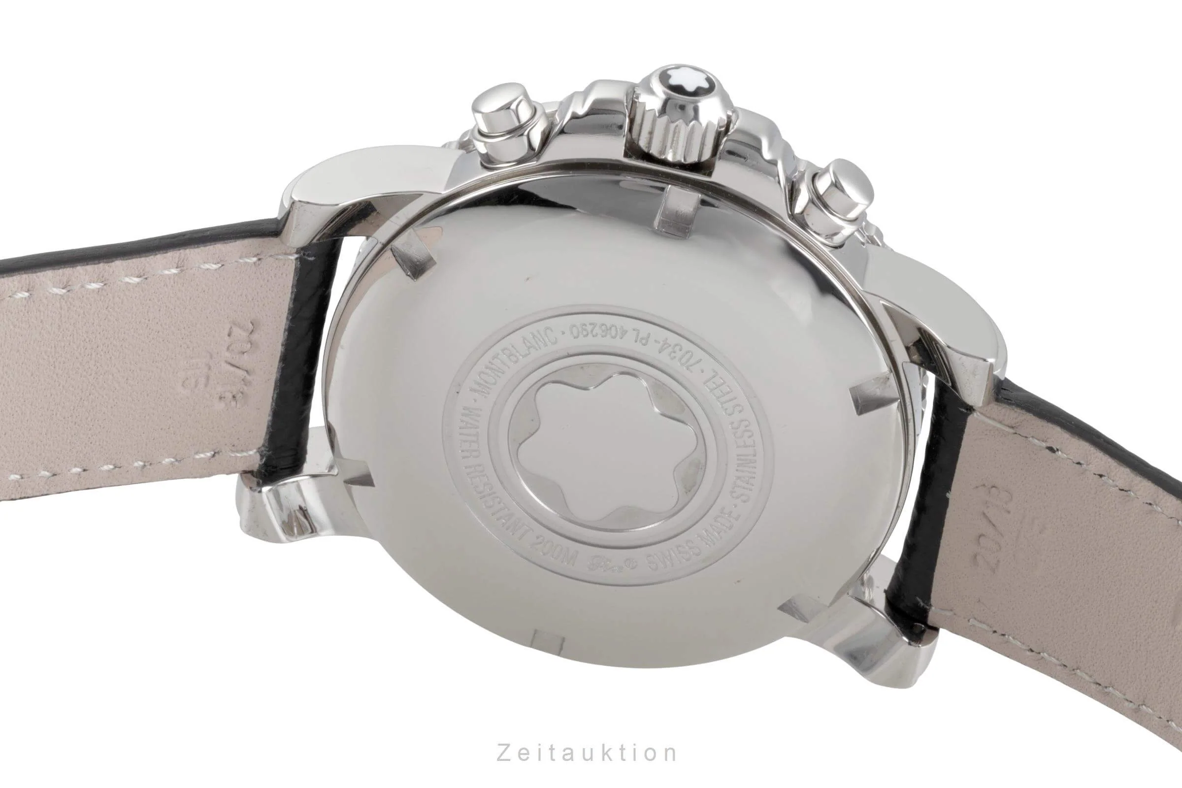 Montblanc Meisterstück chronograph steel automatic men's watch 7034  [2502151] - Image 10
