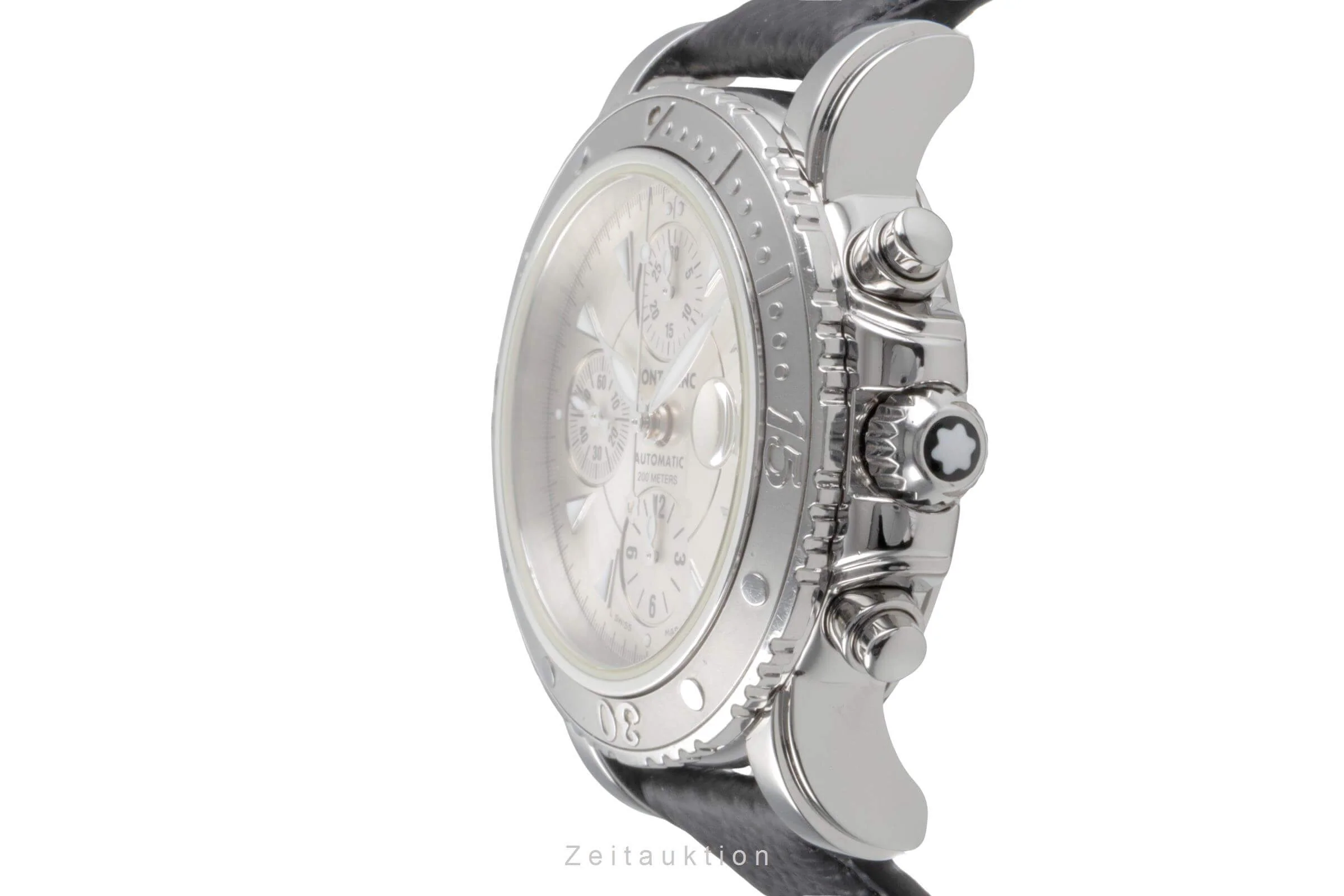Montblanc Meisterstück chronograph steel automatic men's watch 7034  [2502151] - Image 7