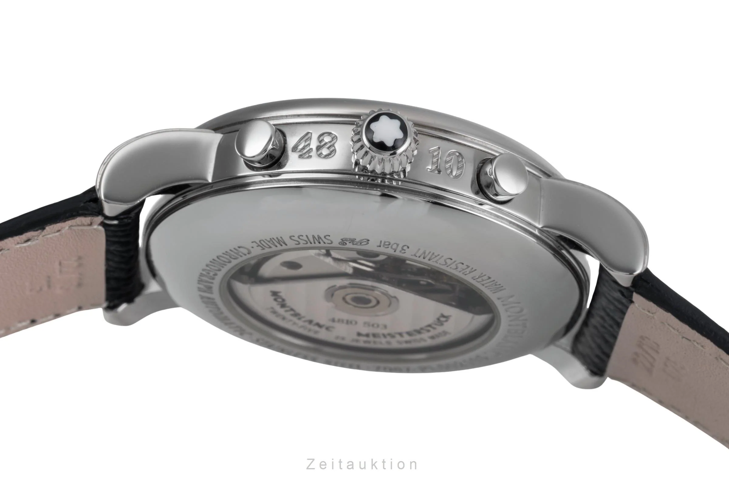 Montblanc Meisterstück chronograph steel automatic men's watch 7067  [2502443] - Image 11