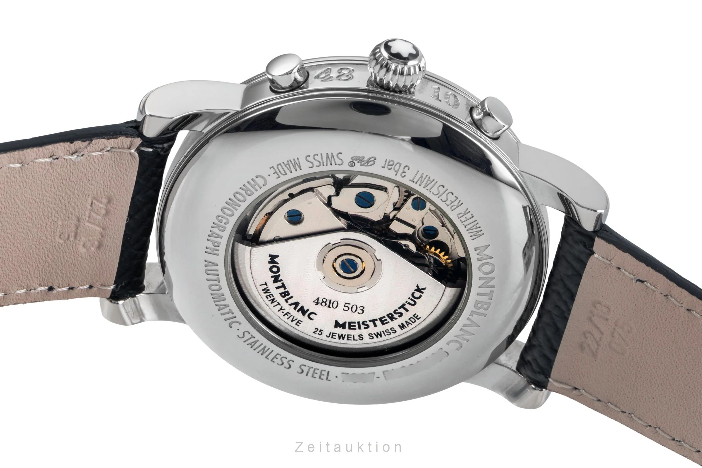 Montblanc Meisterstück chronograph steel automatic men's watch 7067  [2502443] - Image 12