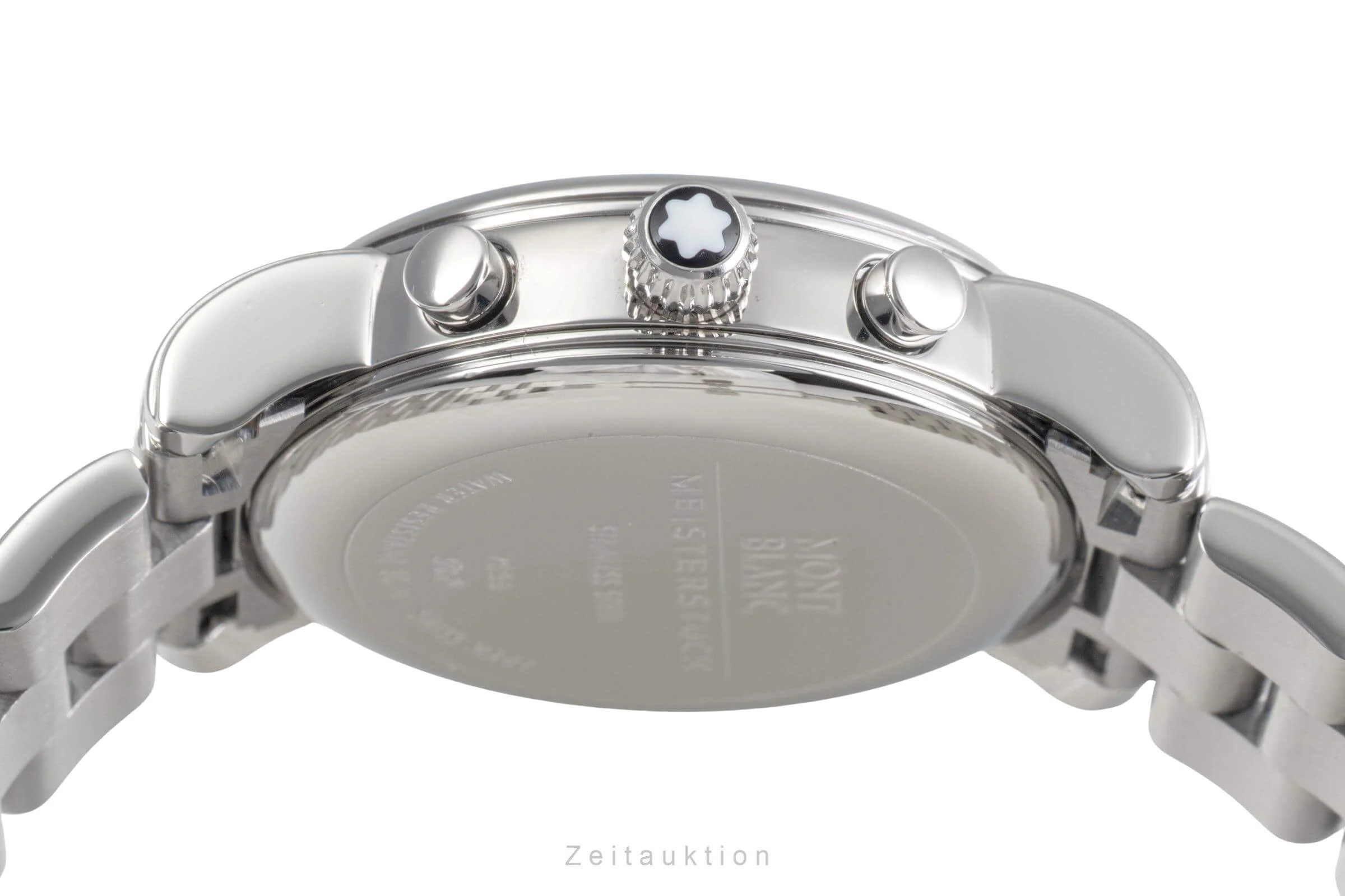 Montblanc Meisterstück chronograph steel quartz women's watch 7039  [2500895] - Image 11