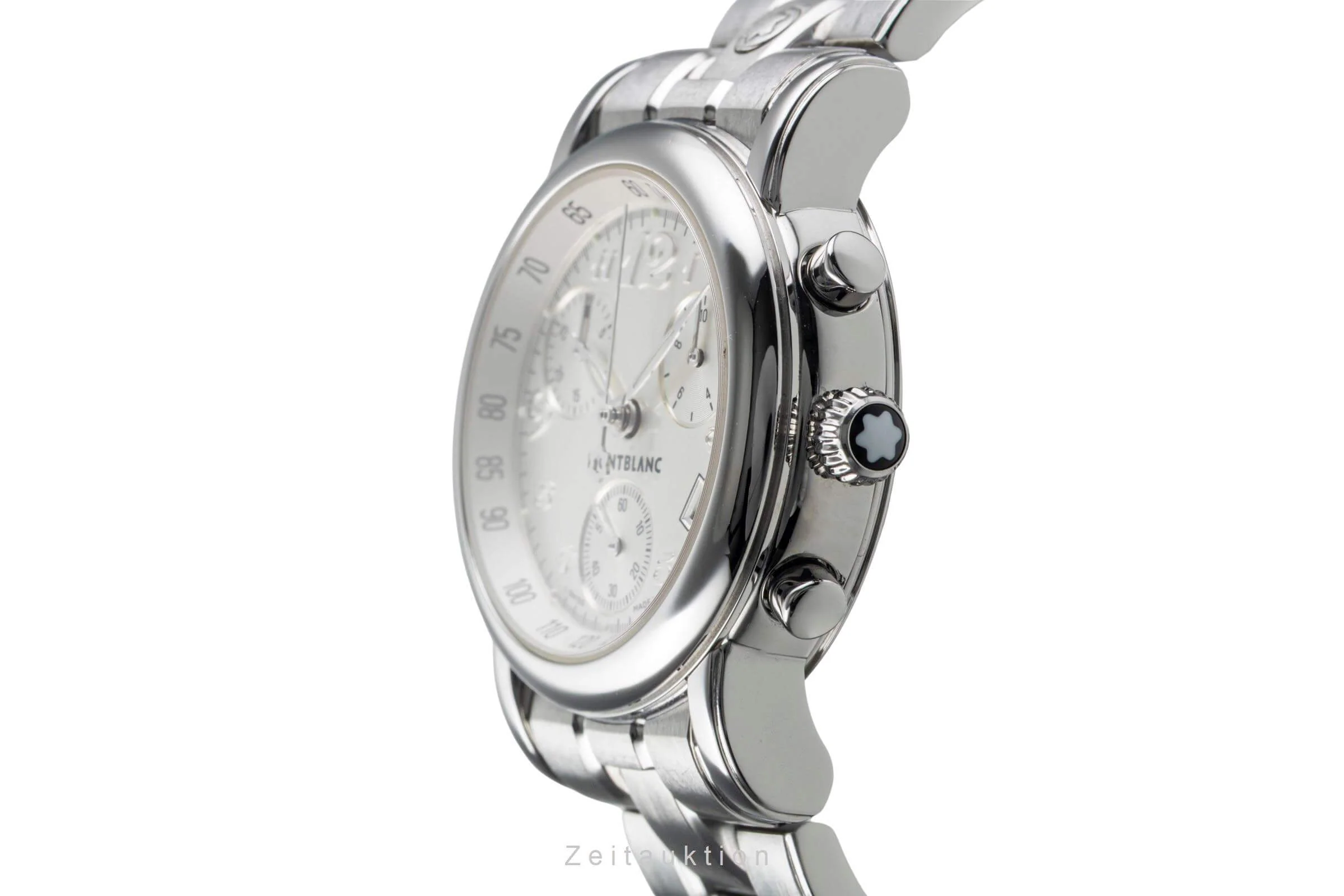 Montblanc Meisterstück chronograph steel quartz women's watch 7039  [2500895] - Image 7