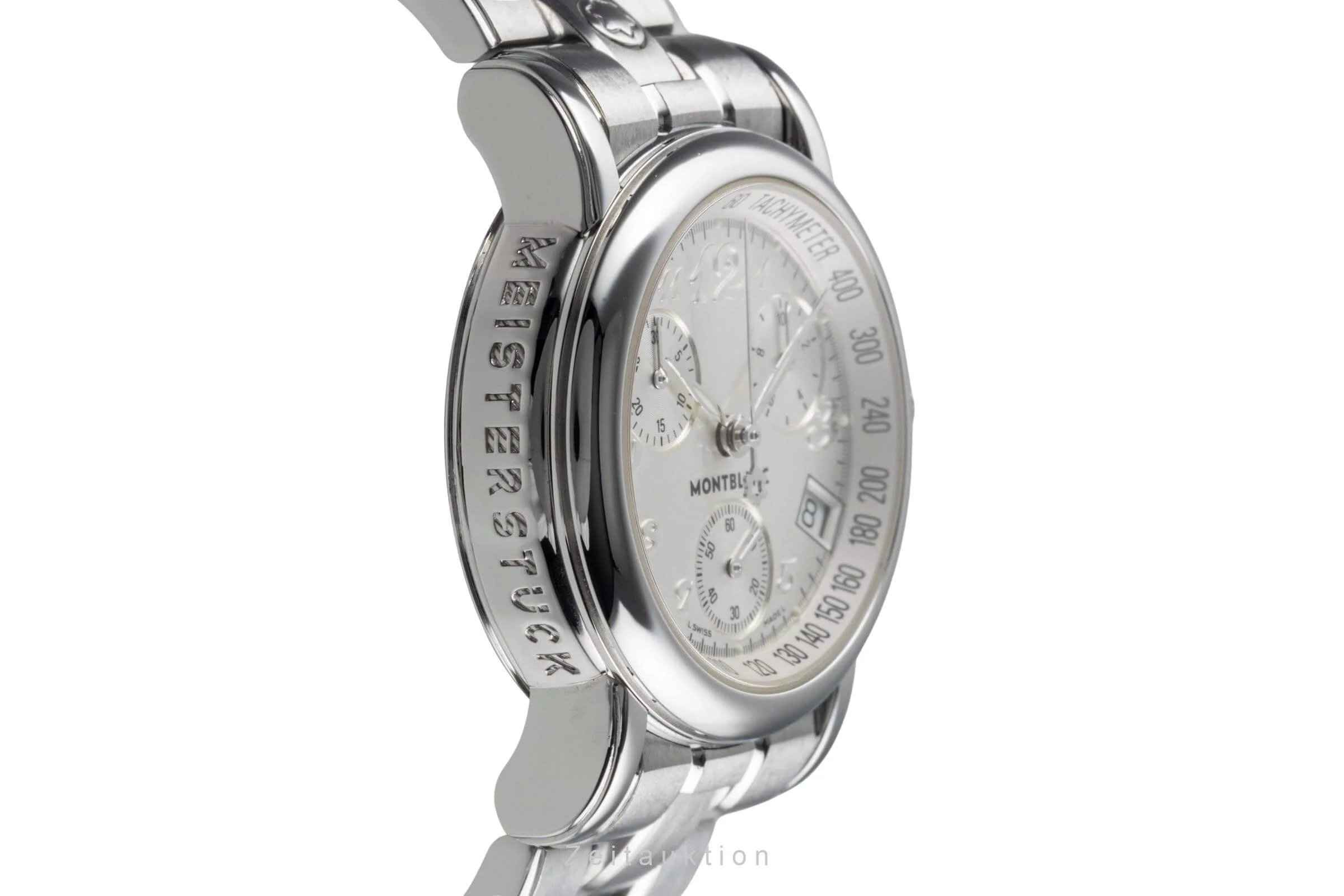 Montblanc Meisterstück chronograph steel quartz women's watch 7039  [2500895] - Image 8