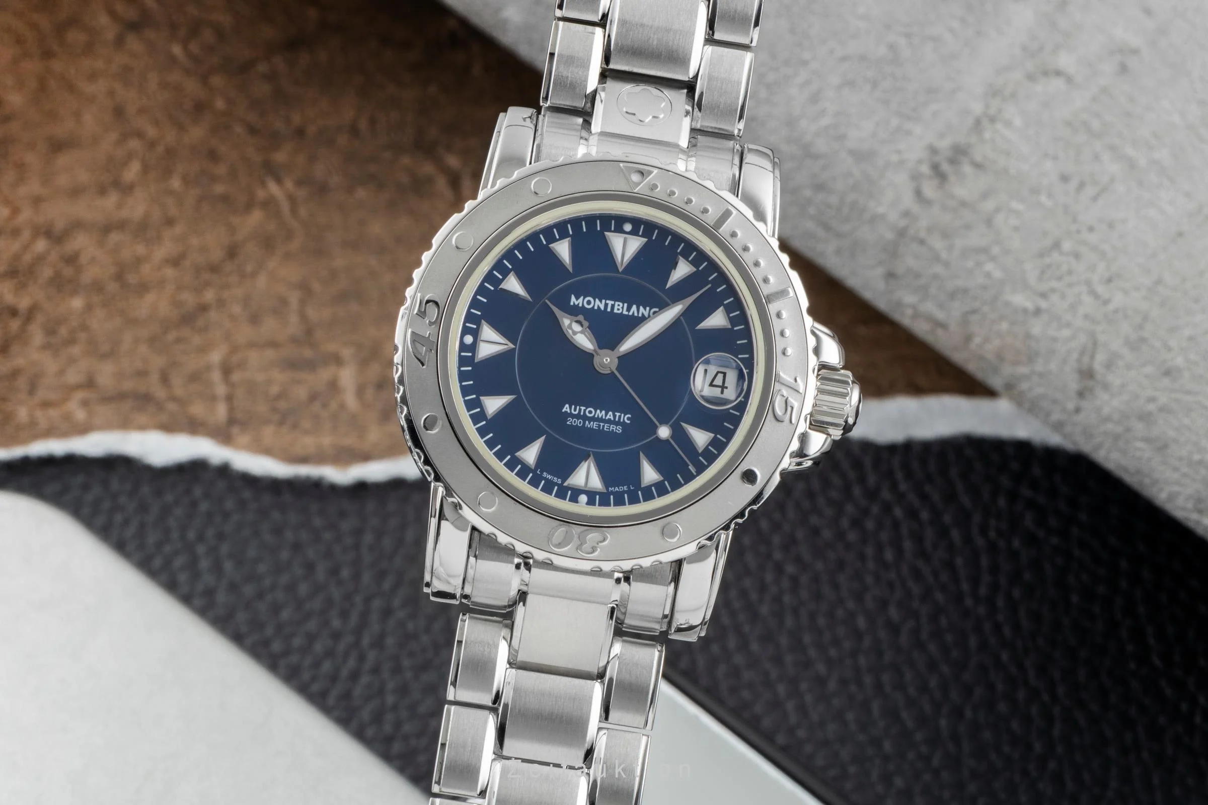 Montblanc Meisterstück steel automatic men's watch 7035  [2506415] - Image 2