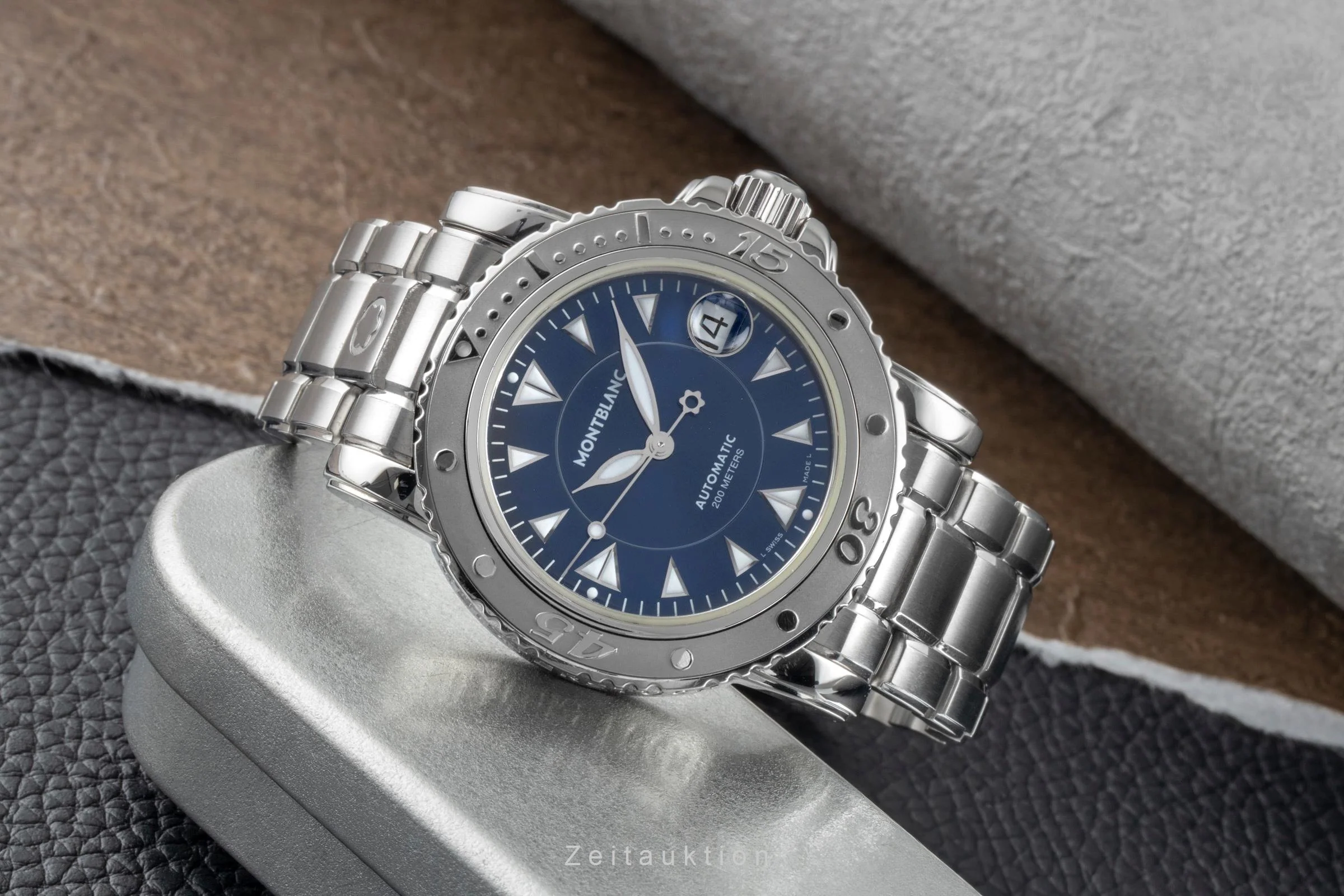Montblanc Meisterstück steel automatic men's watch 7035  [2506415] - Image 3