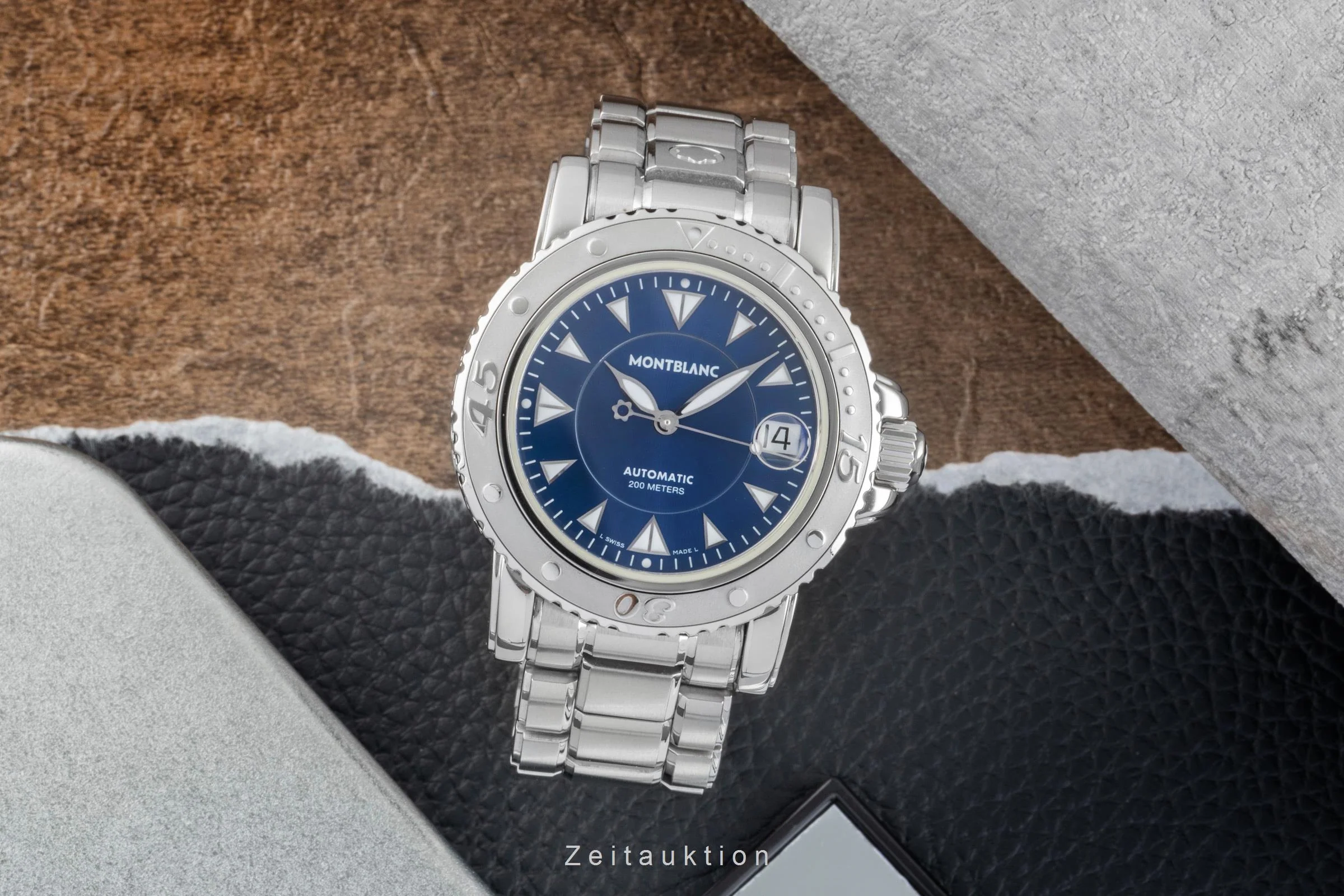 Montblanc Meisterstück steel automatic men's watch 7035  [2506415] - Image 4